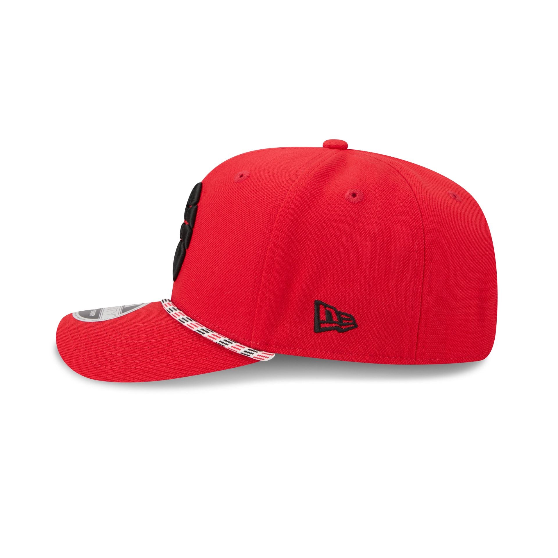 Toronto Raptors Multicolor Rope 9SEVENTY Stretch-Snap Hat - Image 4