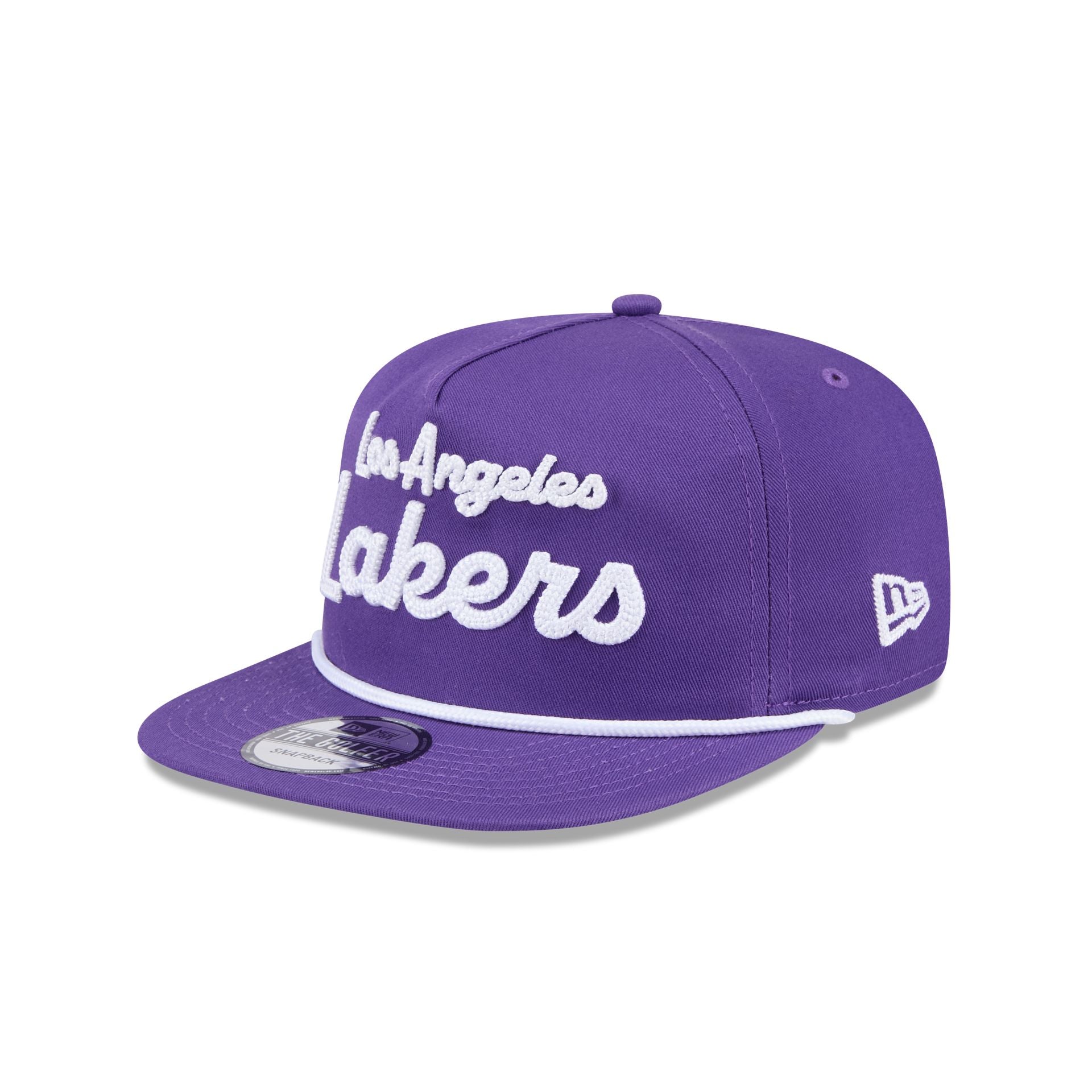 Los Angeles Lakers Team Text Golfer Hat - Image 3