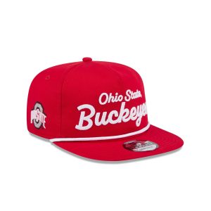 Ohio State Buckeyes Team Text Golfer Hat