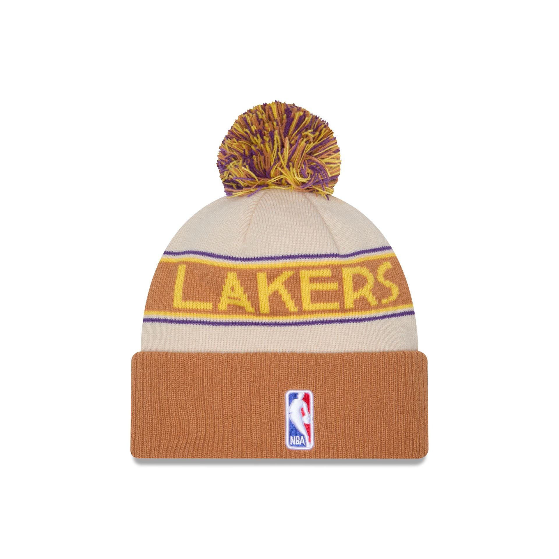 Los Angeles Lakers 2025 All-Star Game Fan Pack Pom Knit Hat - Image 2