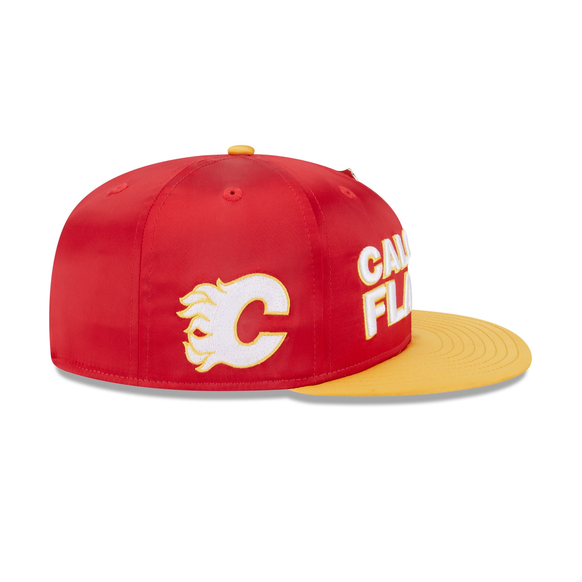 Calgary Flames Spring Satin 59FIFTY Fitted Hat - Image 4