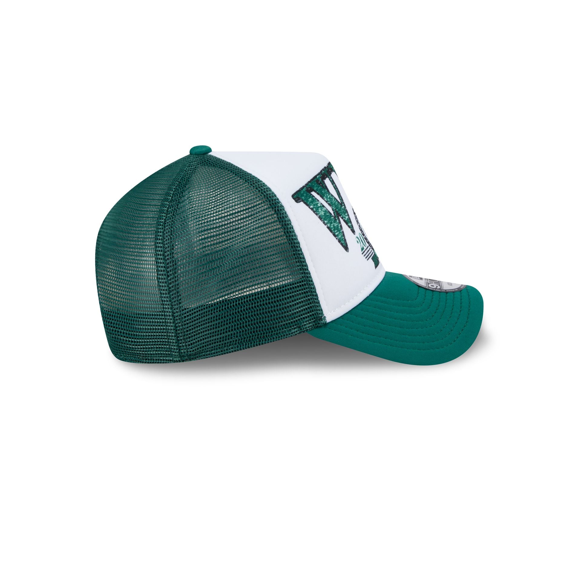 Minnesota Wild Distressed 9FORTY A-Frame Trucker Hat - Image 5
