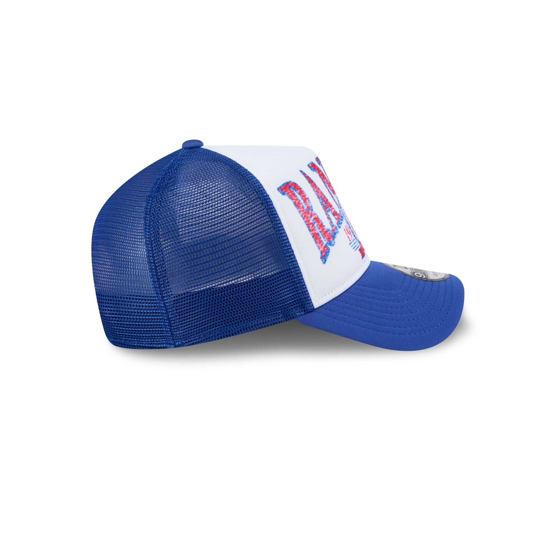 New York Rangers Distressed 9FORTY A-Frame Trucker Hat - Image 5
