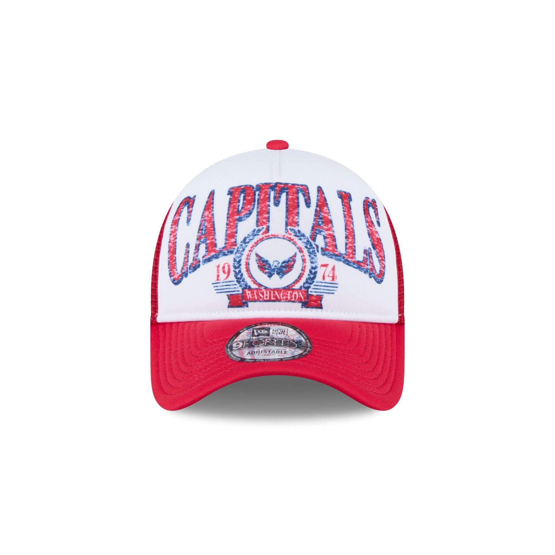 Washington Capitals Distressed 9FORTY A-Frame Trucker Hat - Image 2