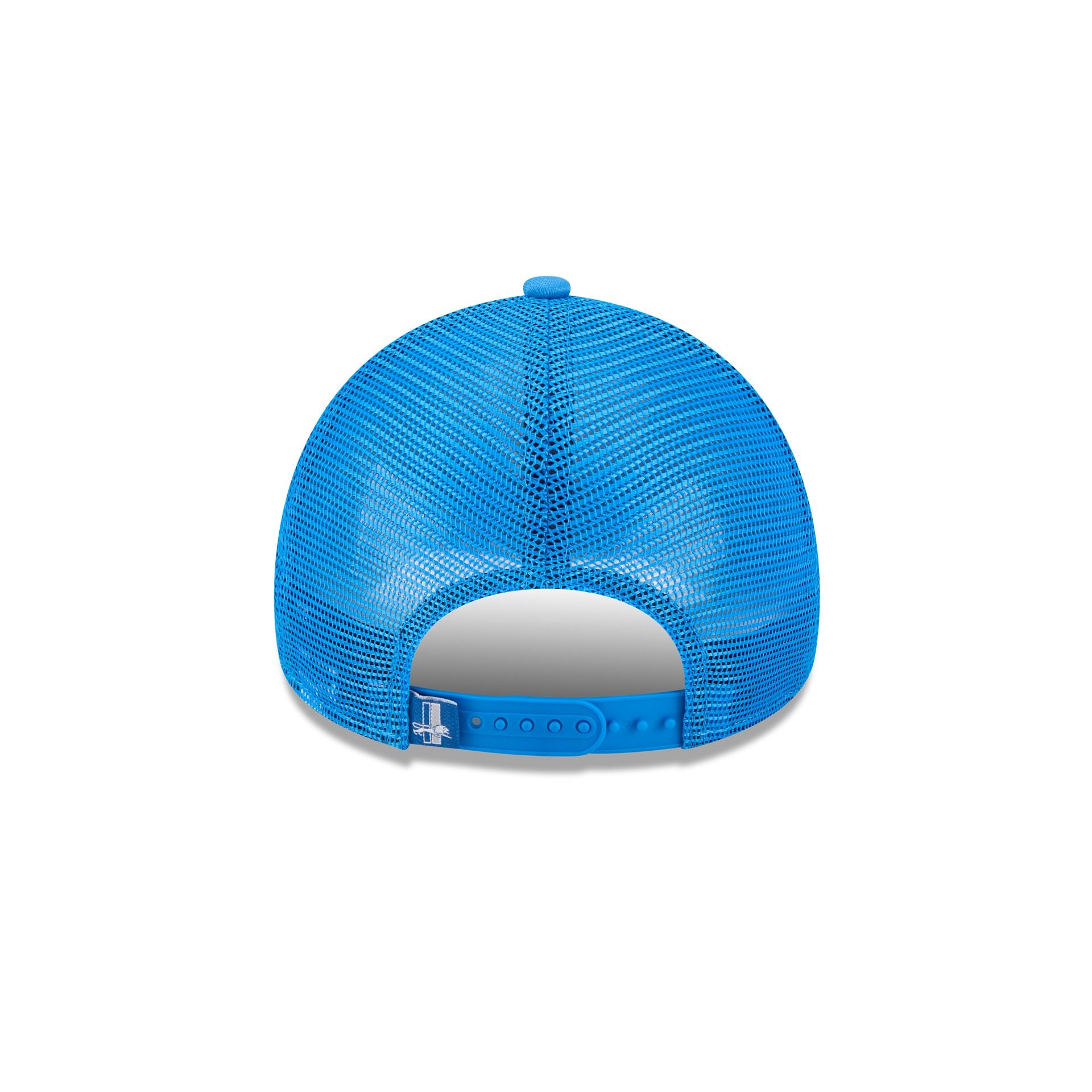 Detroit Lions Distressed 9FORTY A-Frame Trucker Hat - Image 6