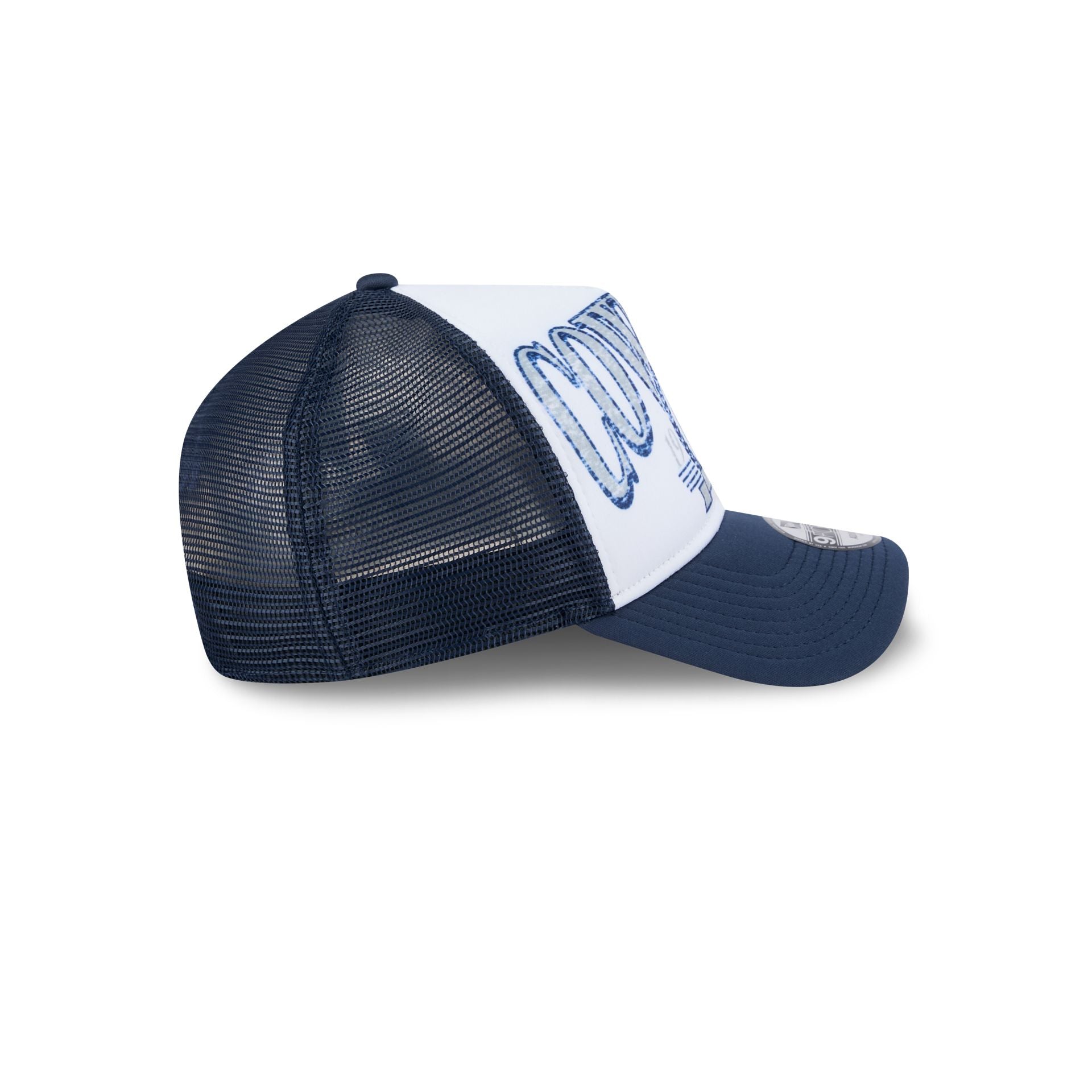 Dallas Cowboys Distressed 9FORTY A-Frame Trucker Hat - Image 5