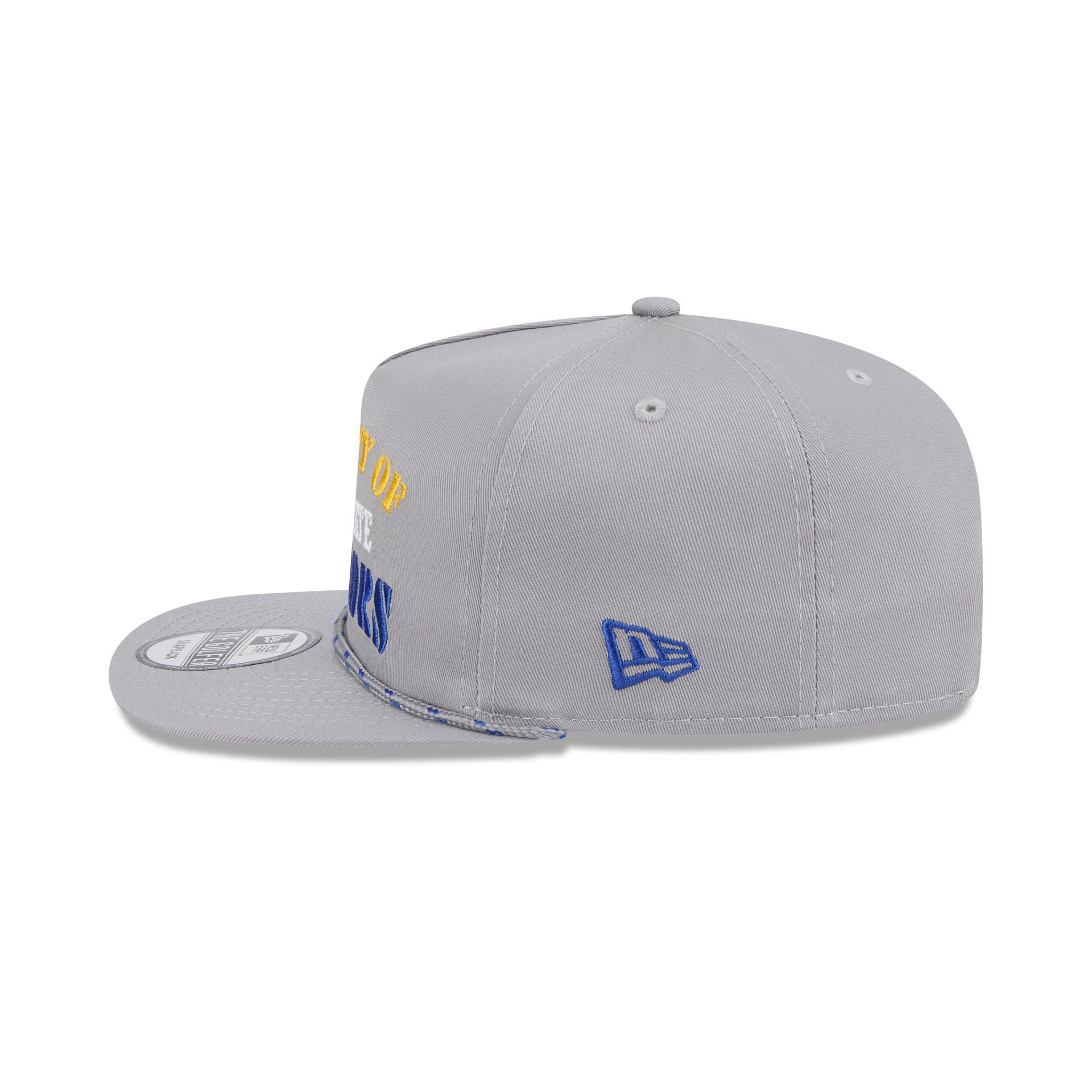 Golden State Warriors Vintage Gray Rope Golfer Hat - Image 5