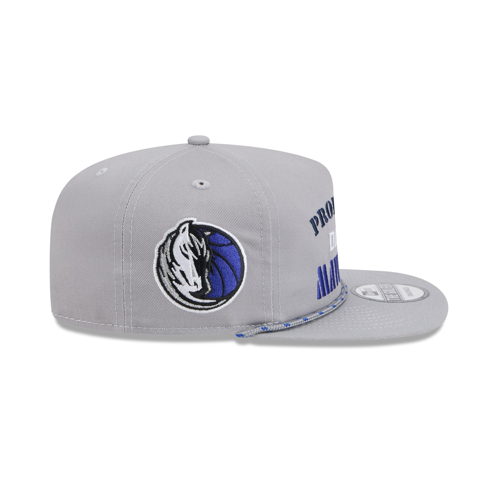 Dallas Mavericks Vintage Gray Rope Golfer Hat - Image 4