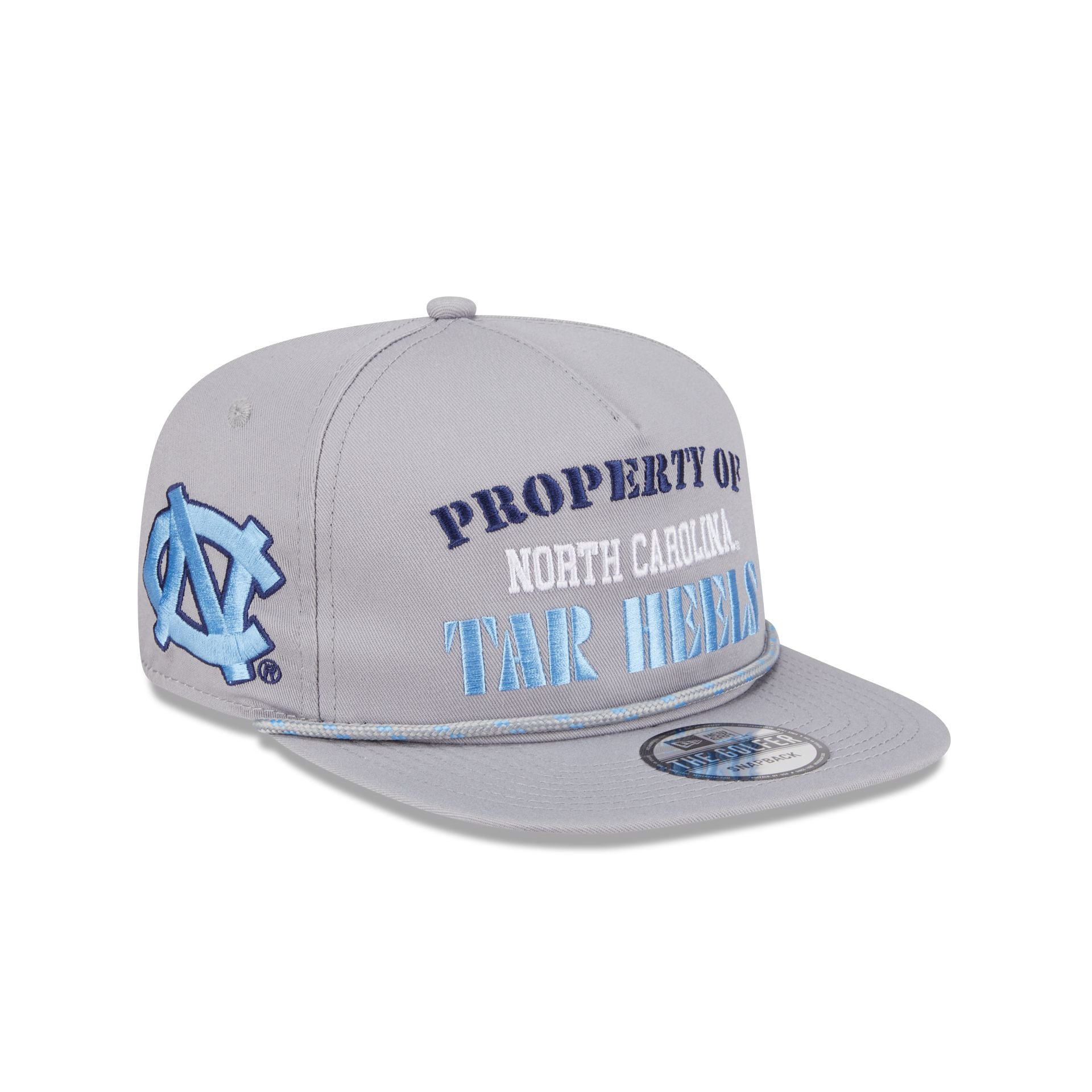 North Carolina Tar Heels Vintage Gray Rope Golfer Hat
