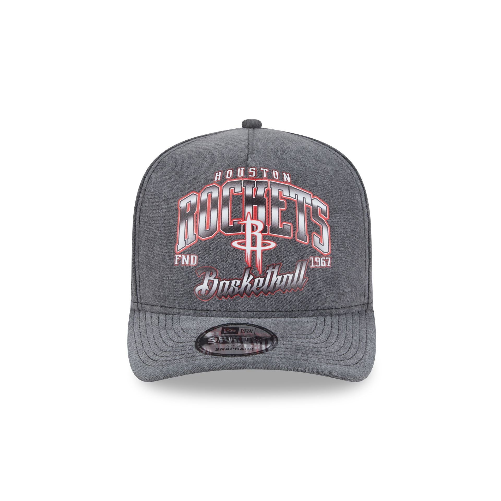 Houston Rockets Washed 9FIFTY A-Frame Snapback Hat - Image 2