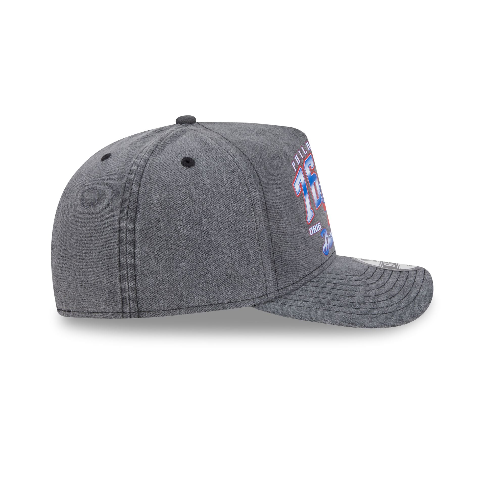 Philadelphia 76ers Washed 9FIFTY A-Frame Snapback Hat - Image 5