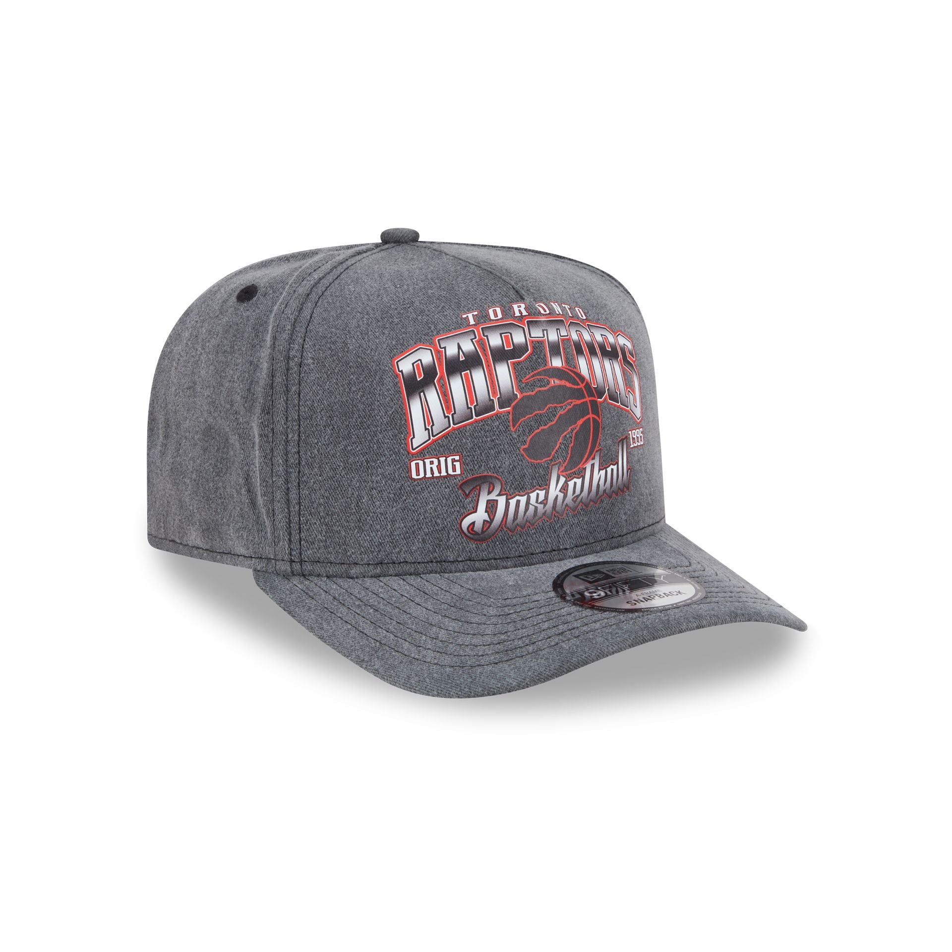 Toronto Raptors Washed 9FIFTY A-Frame Snapback Hat - Image 3