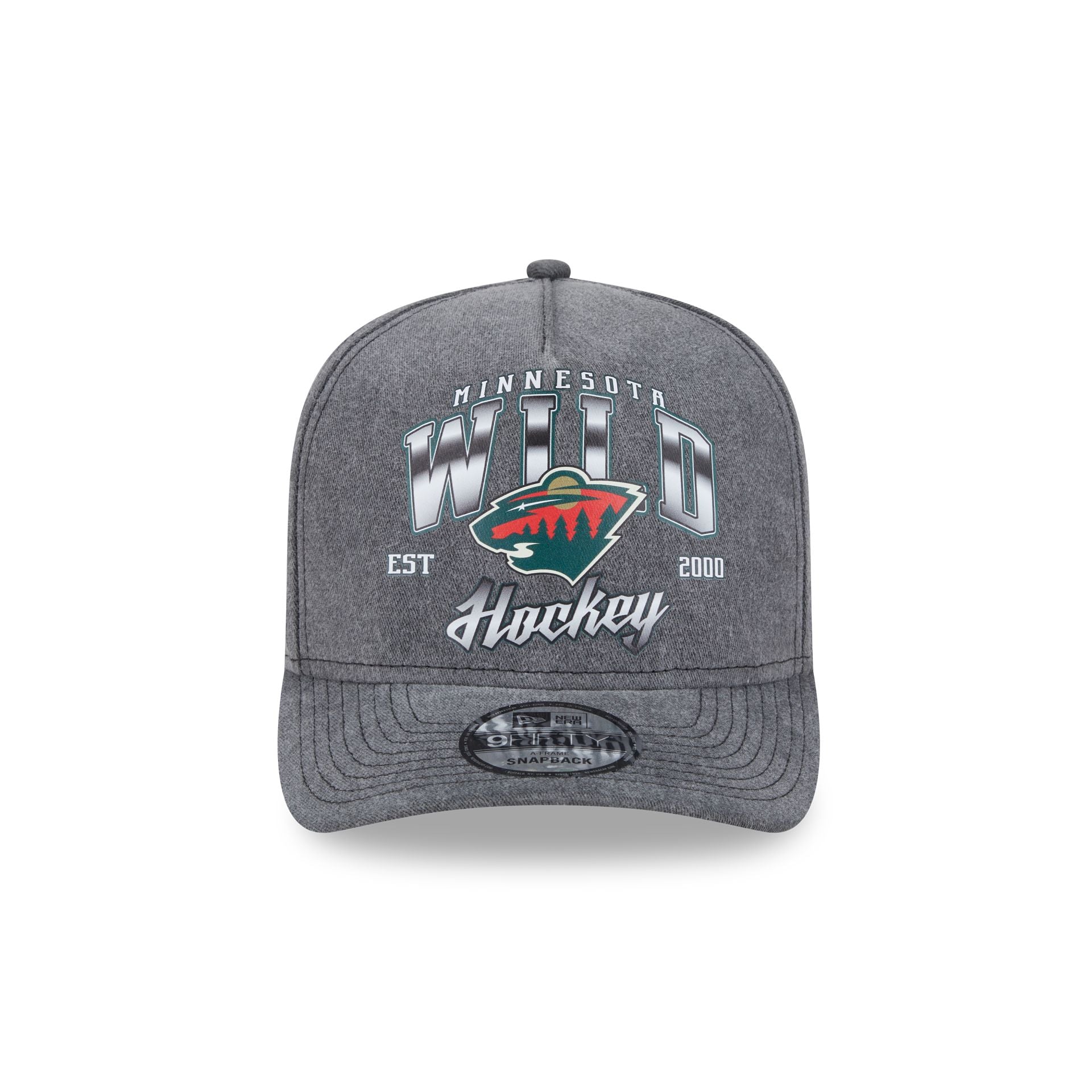 Minnesota Wild Washed 9FIFTY A-Frame Snapback Hat - Image 2