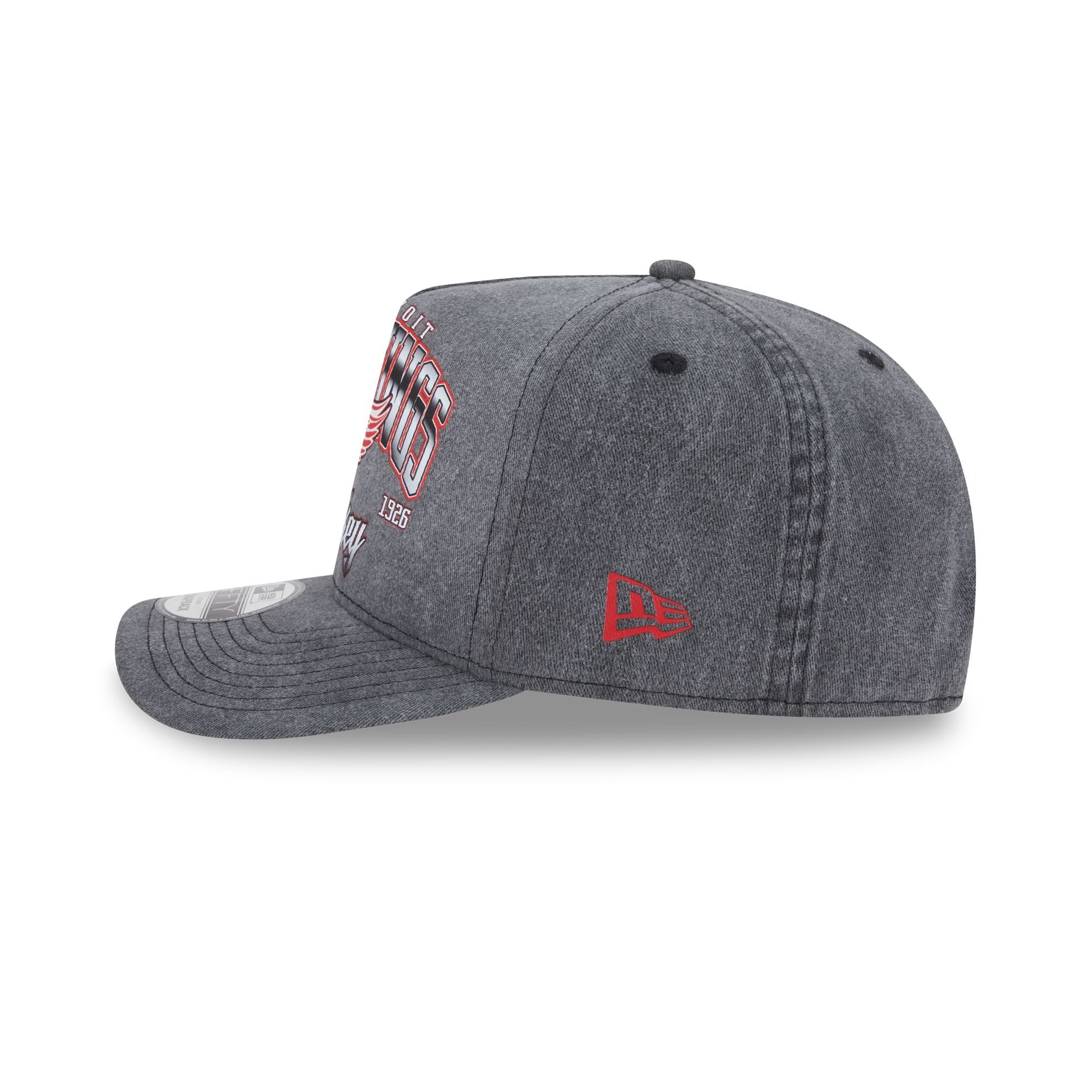 Detroit Red Wings Washed 9FIFTY A-Frame Snapback Hat - Image 4