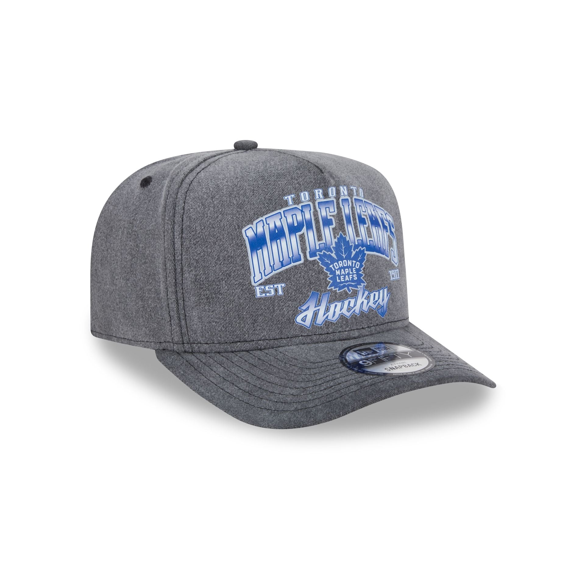 Toronto Maple Leafs Washed 9FIFTY A-Frame Snapback Hat - Image 3