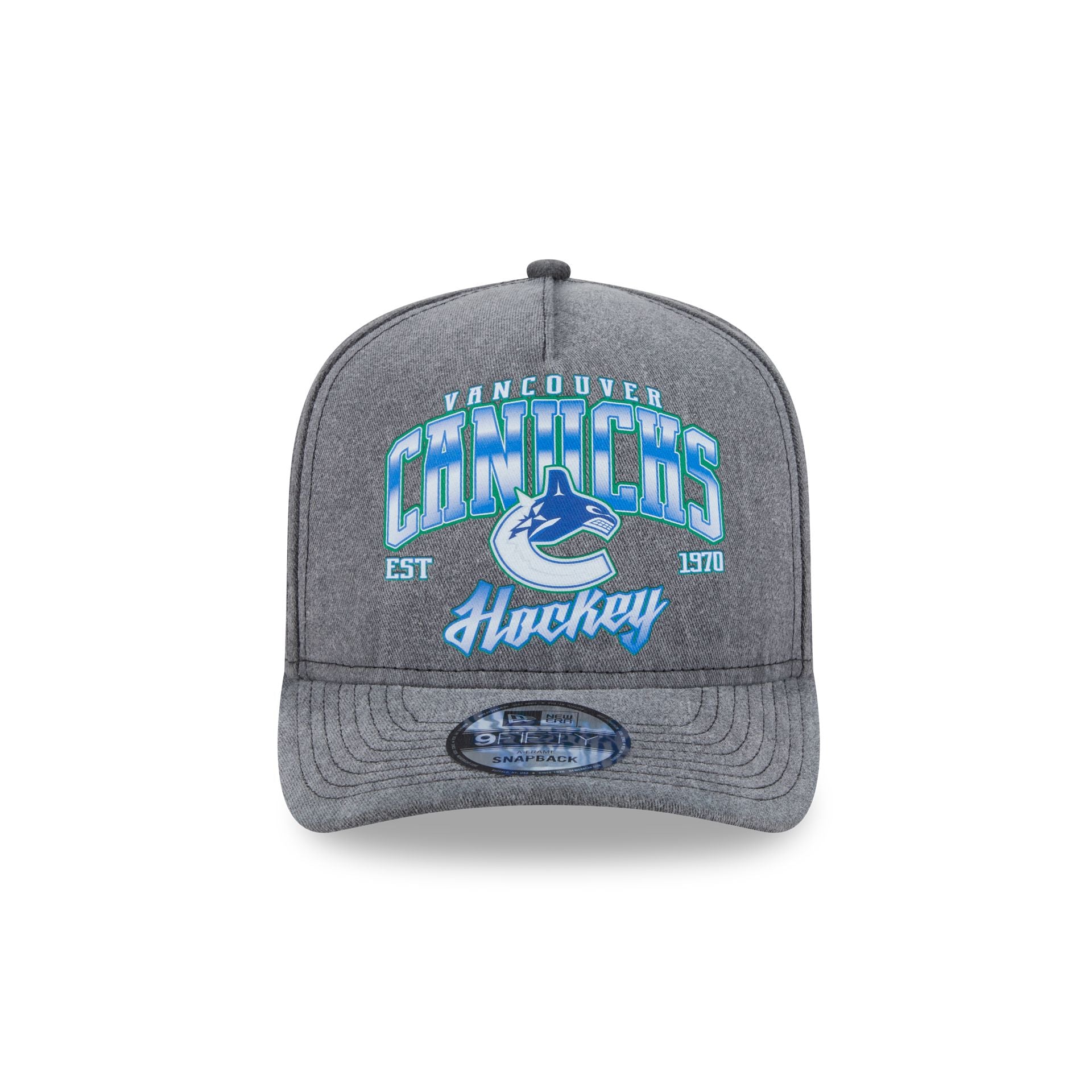 Vancouver Canucks Washed 9FIFTY A-Frame Snapback Hat - Image 2