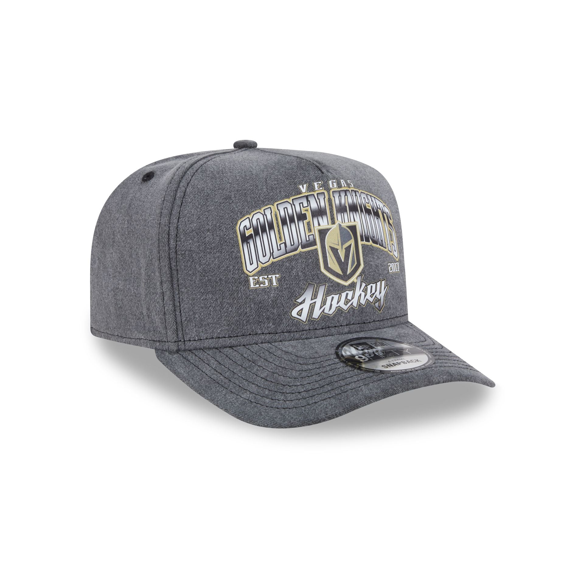 Vegas Golden Knights Washed 9FIFTY A-Frame Snapback Hat - Image 3