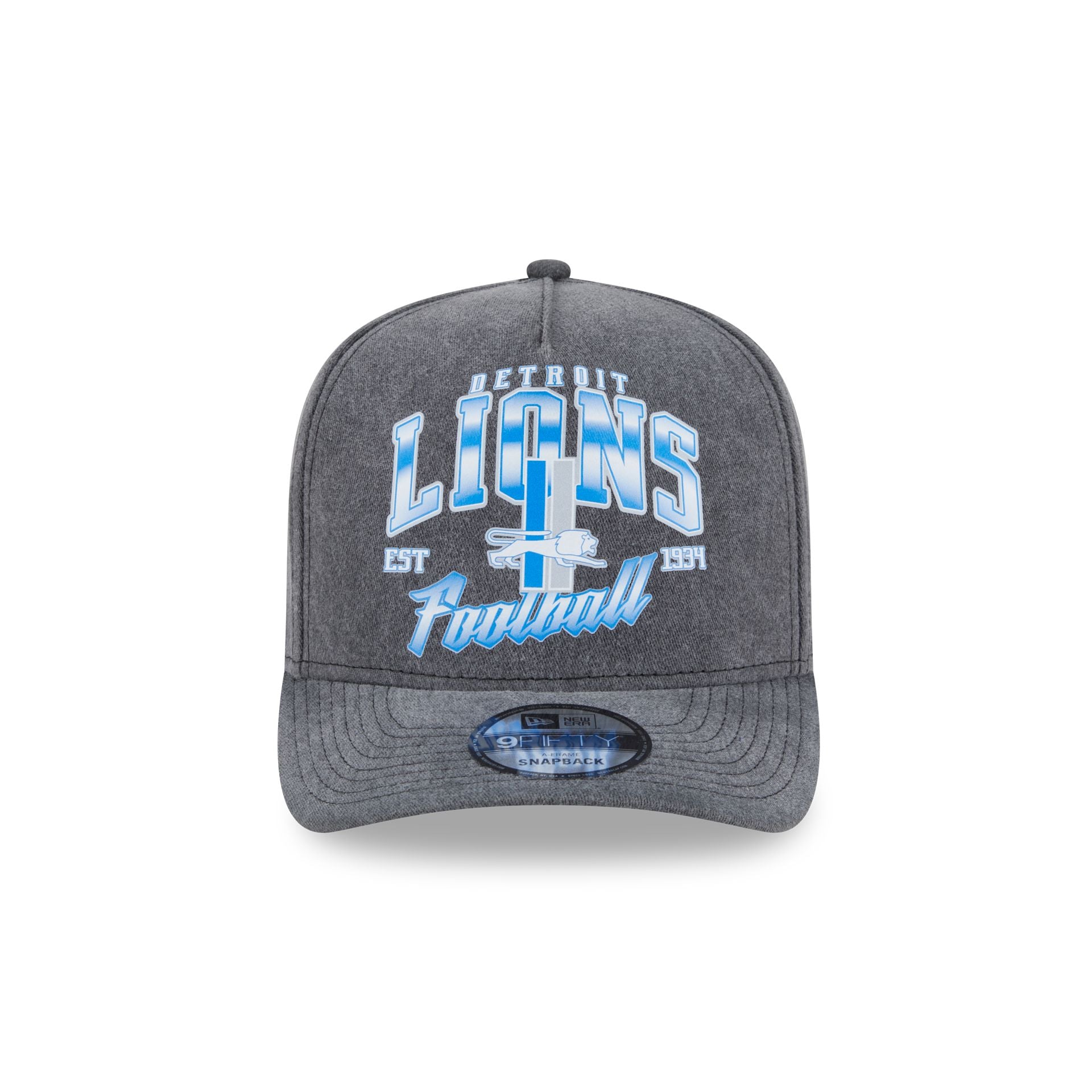 Detroit Lions Washed 9FIFTY A-Frame Snapback Hat - Image 2