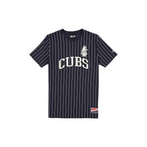 Chicago Cubs Throwback Pinstripe Wordmark T-Shirt