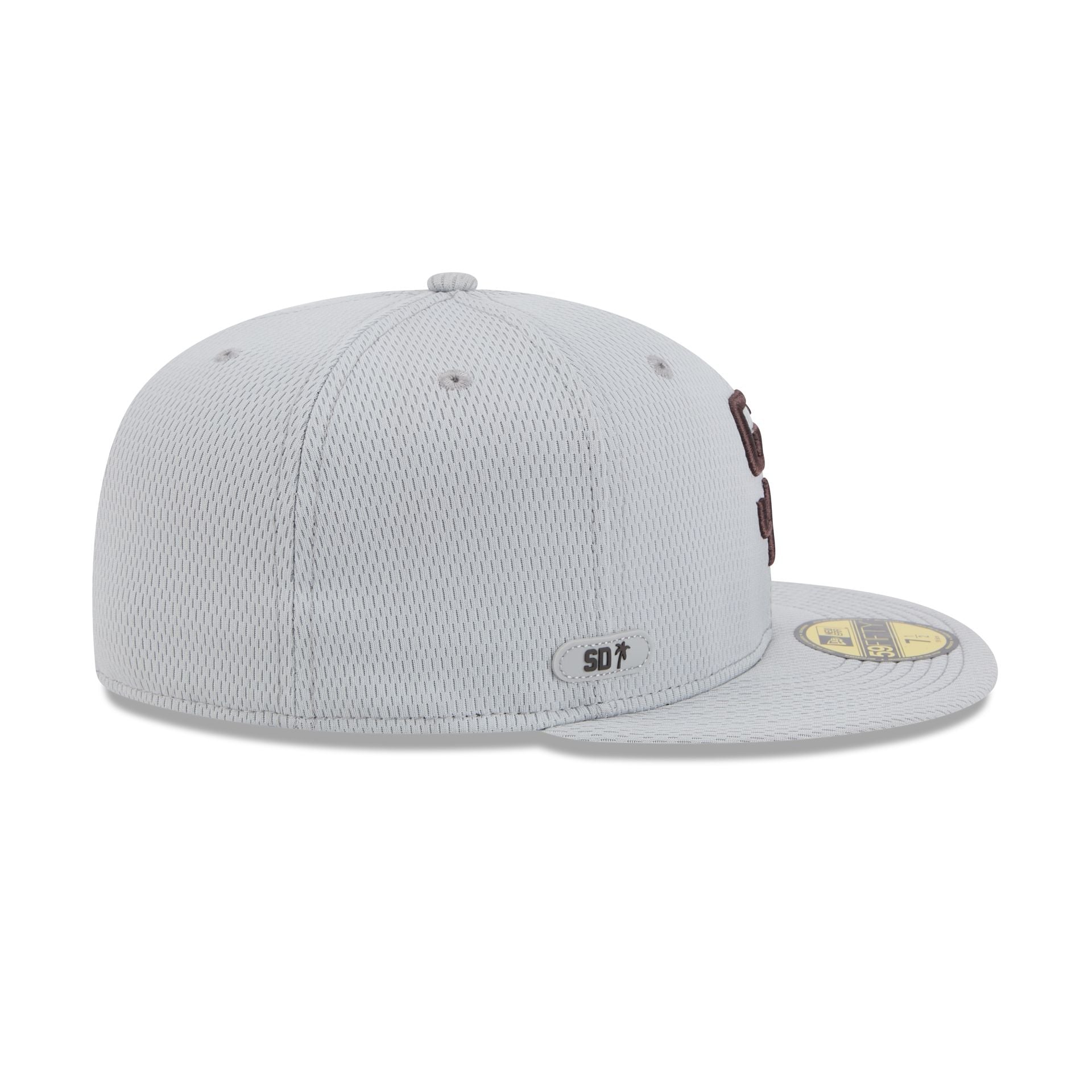 San Diego Padres 2025 Clubhouse Gray 59FIFTY Fitted Hat - Image 4