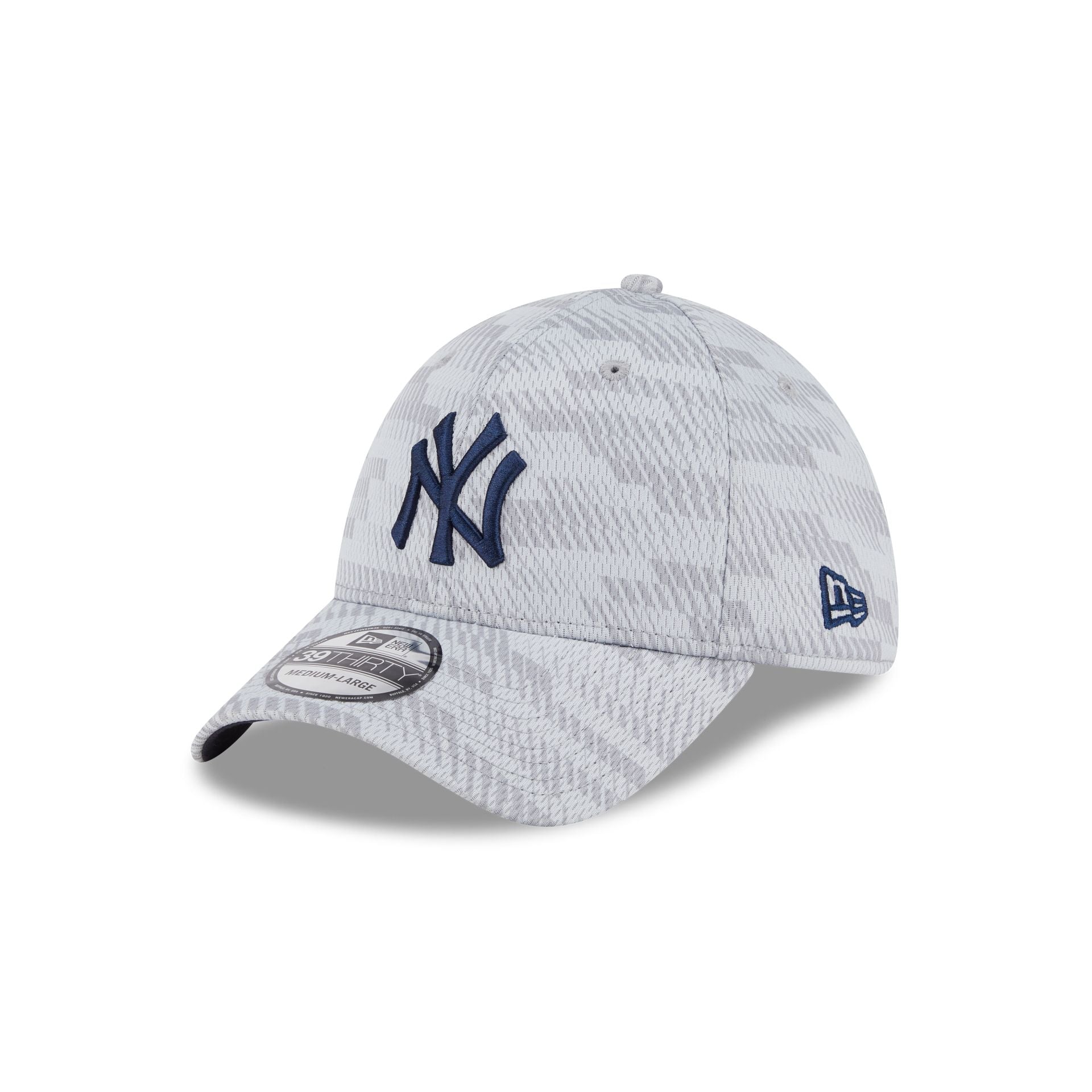 New York Yankees 2025 Clubhouse Gray 39THIRTY Stretch Fit - Image 3