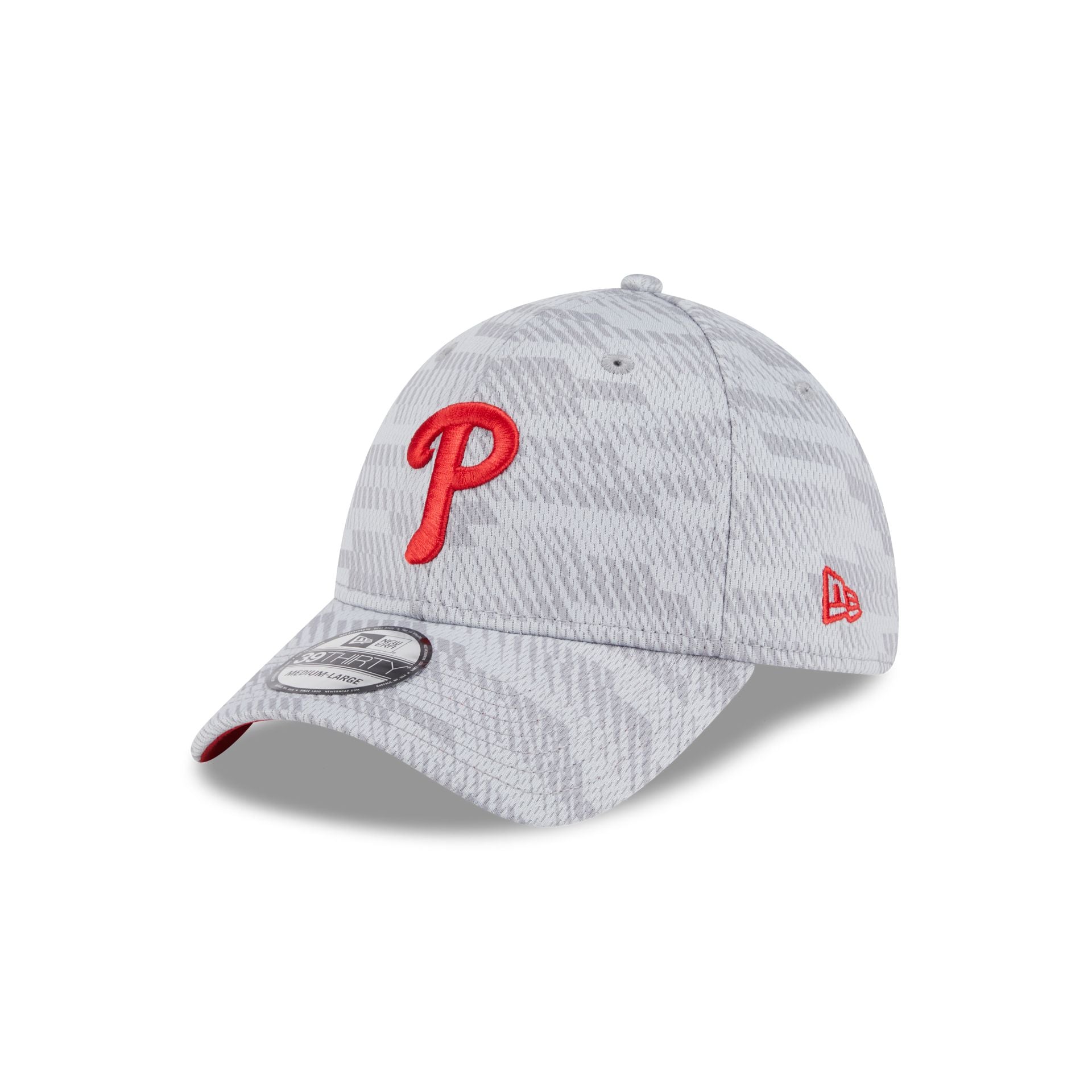 Philadelphia Phillies 2025 Clubhouse Gray 39THIRTY Stretch Fit - Image 3