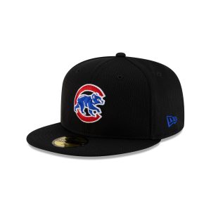 Chicago Cubs 2025 Clubhouse Alt Black 59FIFTY Fitted Hat