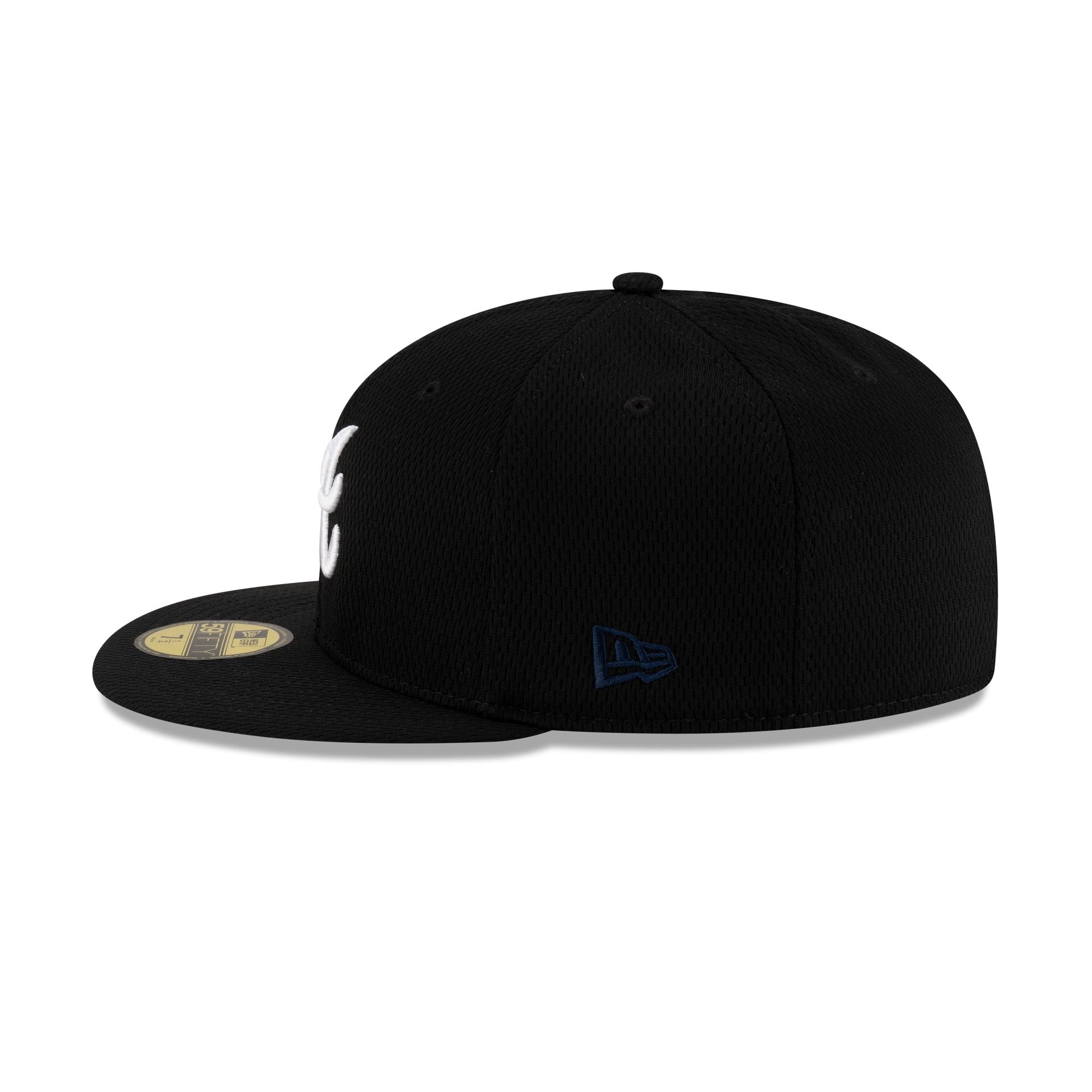 Atlanta Braves 2025 Clubhouse Black 59FIFTY Fitted Hat - Image 4