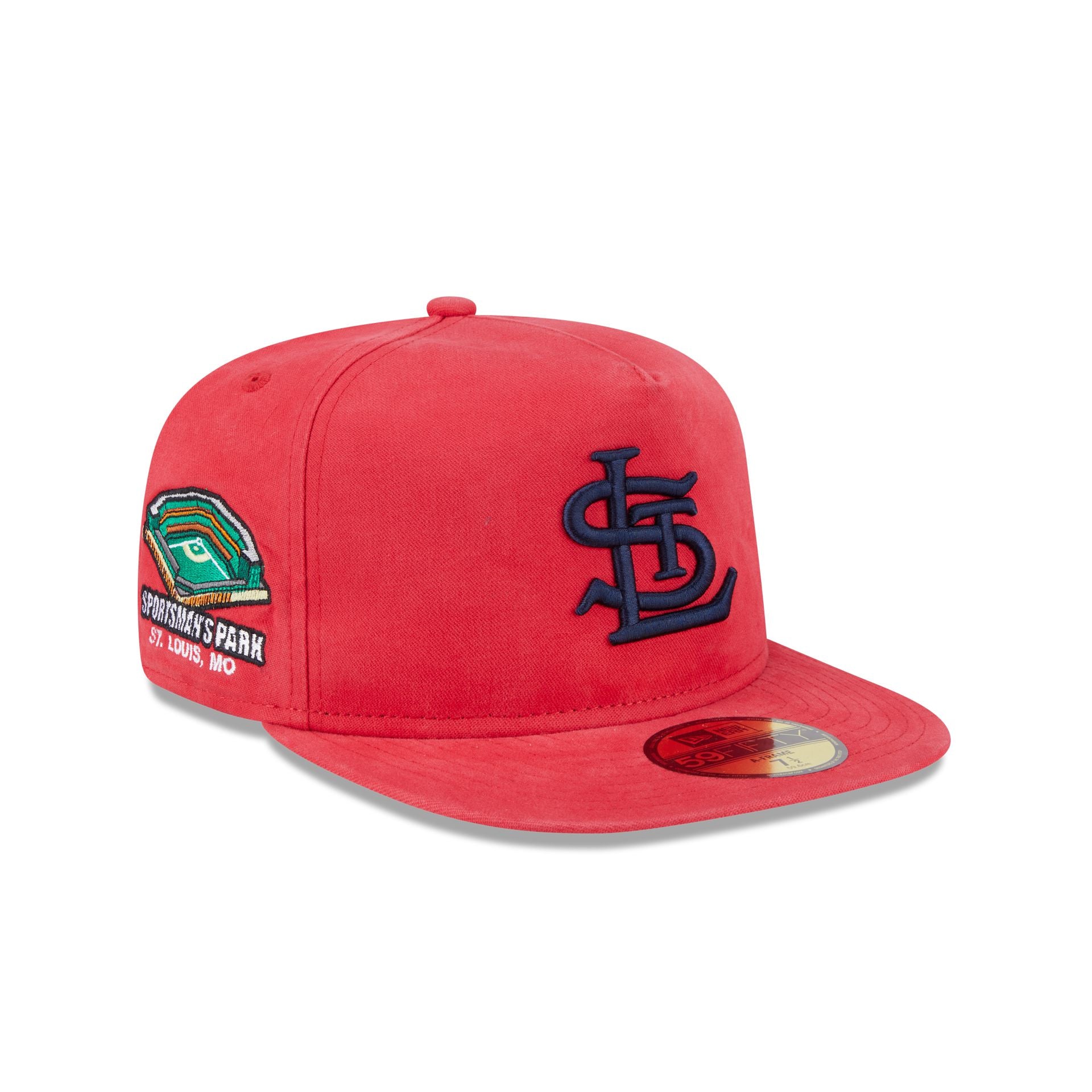 St. Louis Cardinals Championship Side Flag 59FIFTY A-Frame Fitted Hat - Image 3