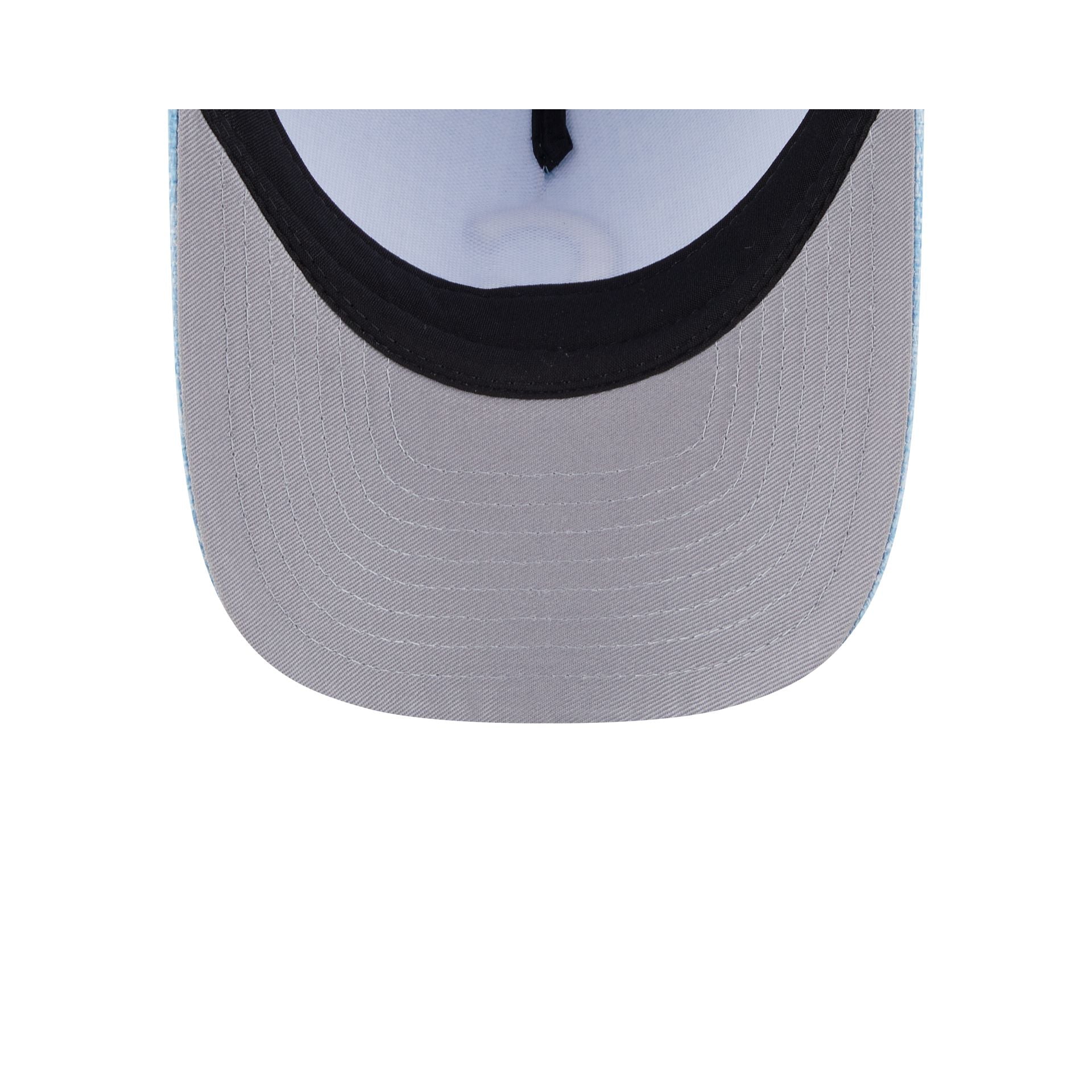 Chicago Cubs Cotton Weaver Blue 9FORTY M-Crown A-Frame Snapback Hat - Image 7