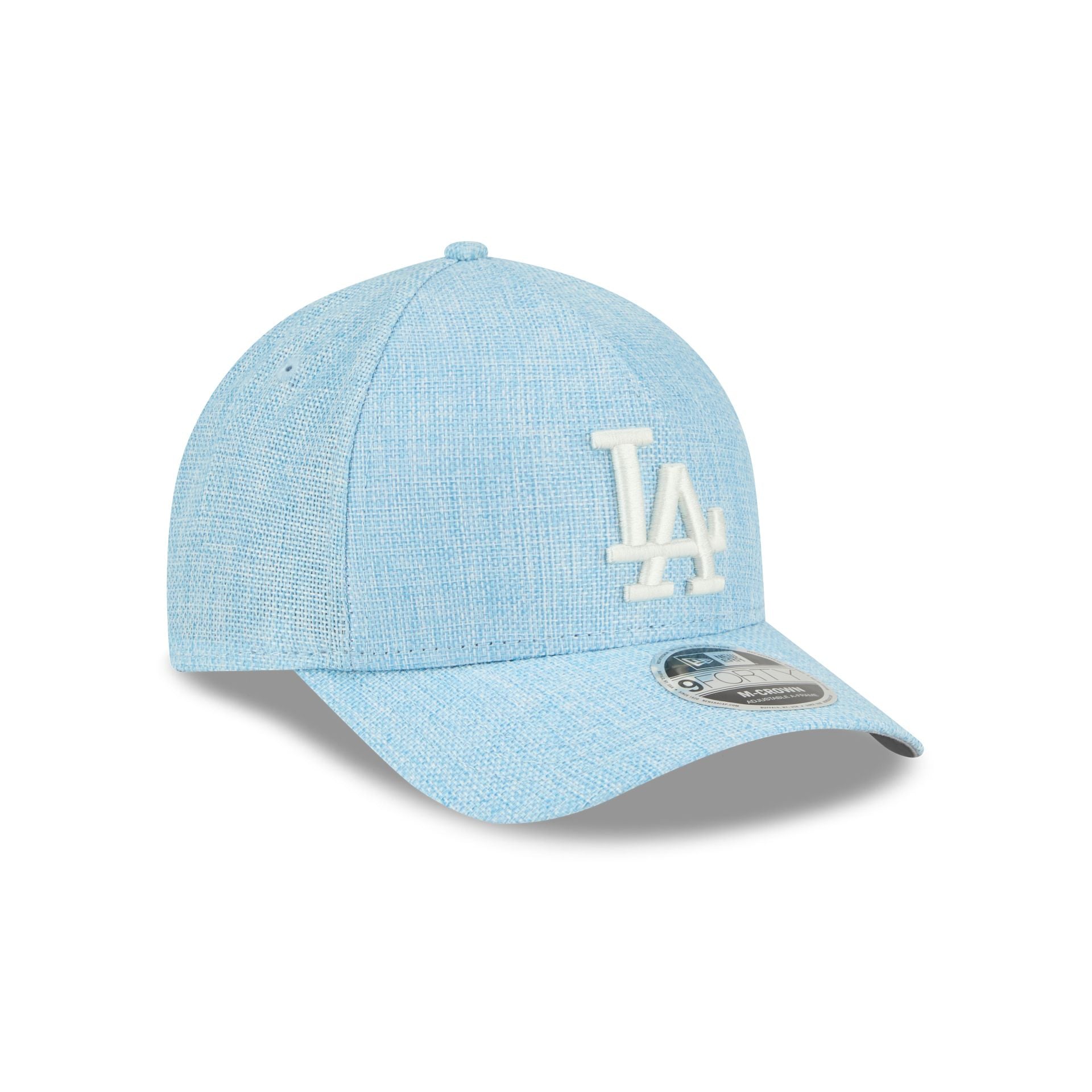 Los Angeles Dodgers Cotton Weaver Blue 9FORTY M-Crown A-Frame Snapback Hat - Image 3