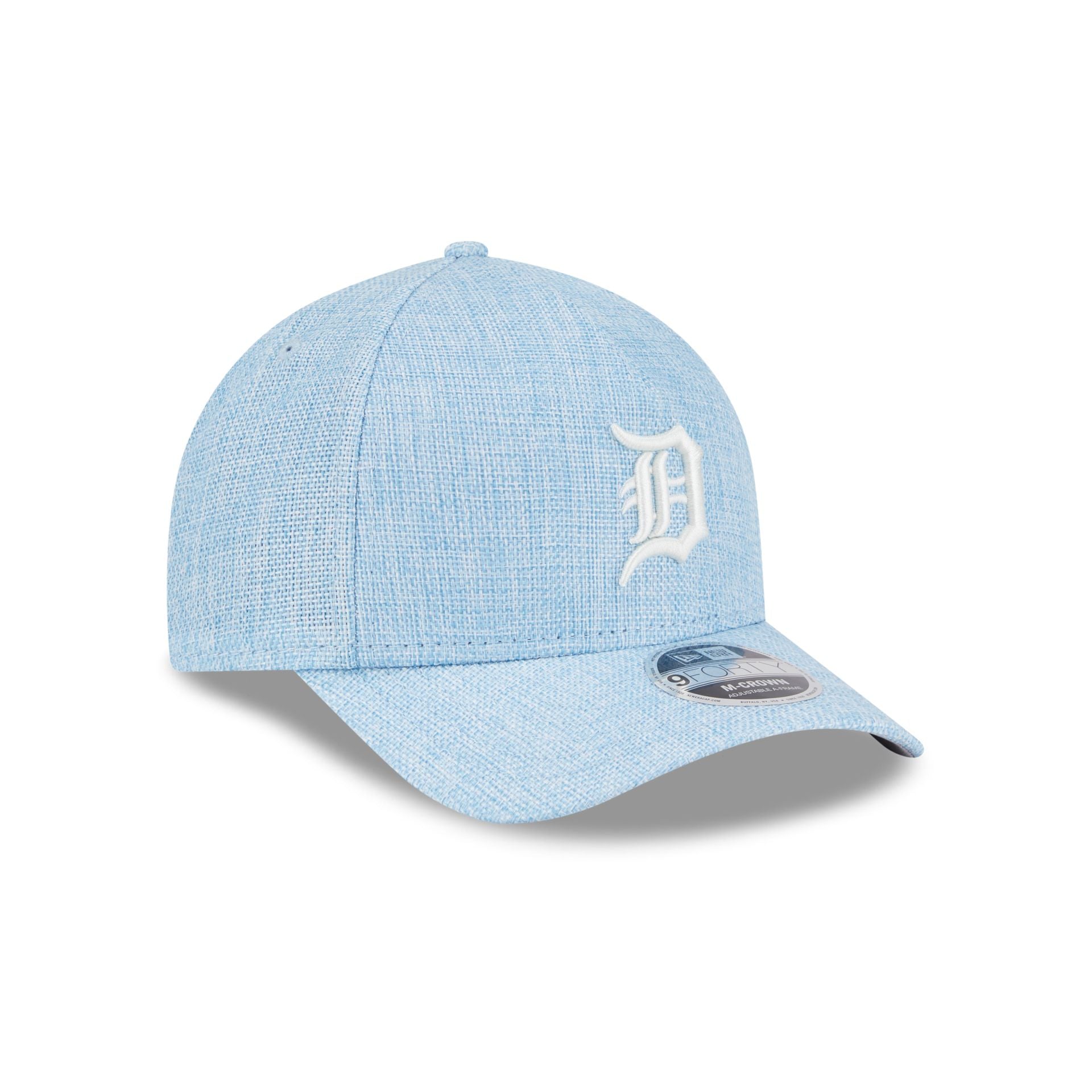 Detroit Tigers Cotton Weaver Blue 9FORTY M-Crown A-Frame Snapback Hat - Image 3