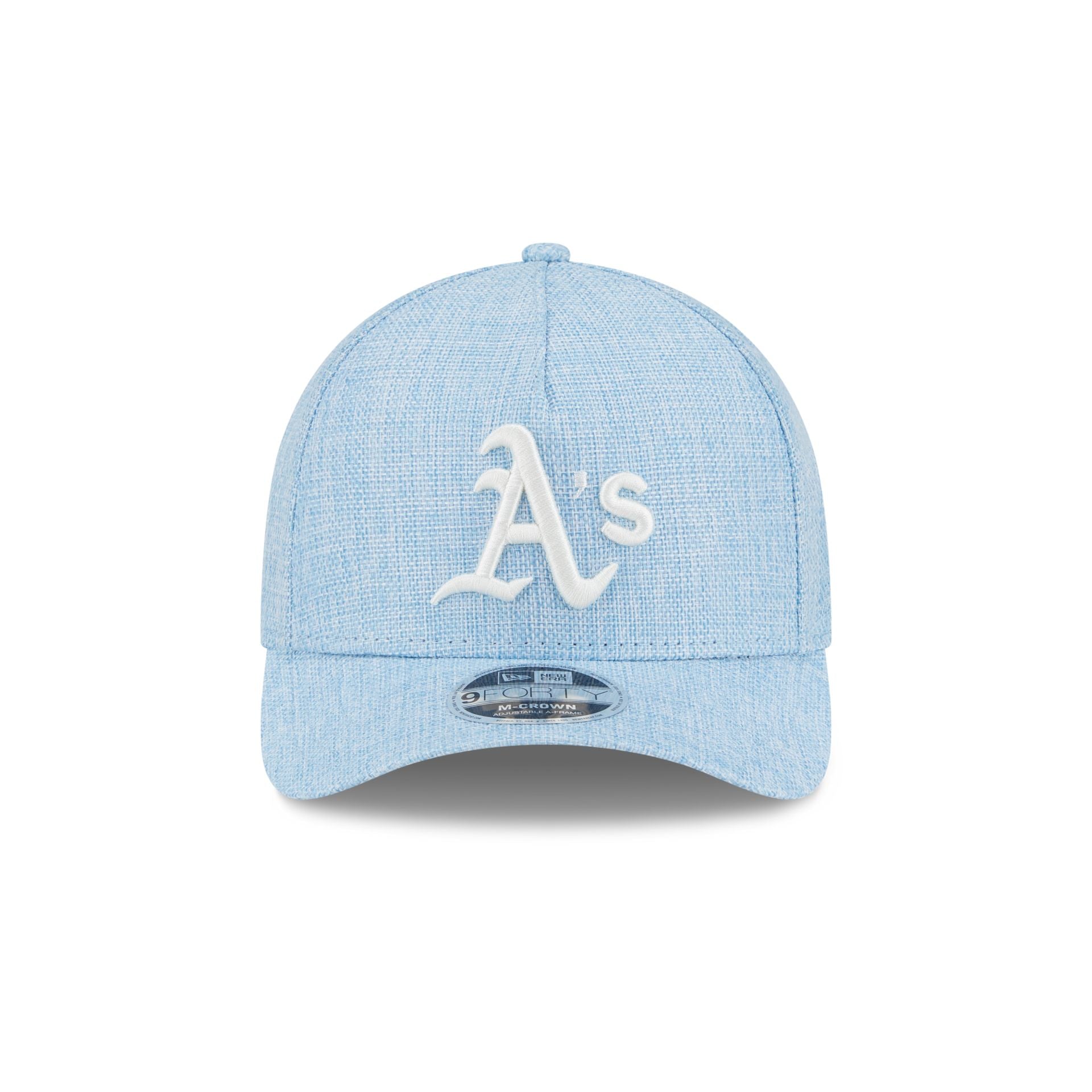 Athletics Cotton Weaver Blue 9FORTY M-Crown A-Frame Snapback Hat - Image 2
