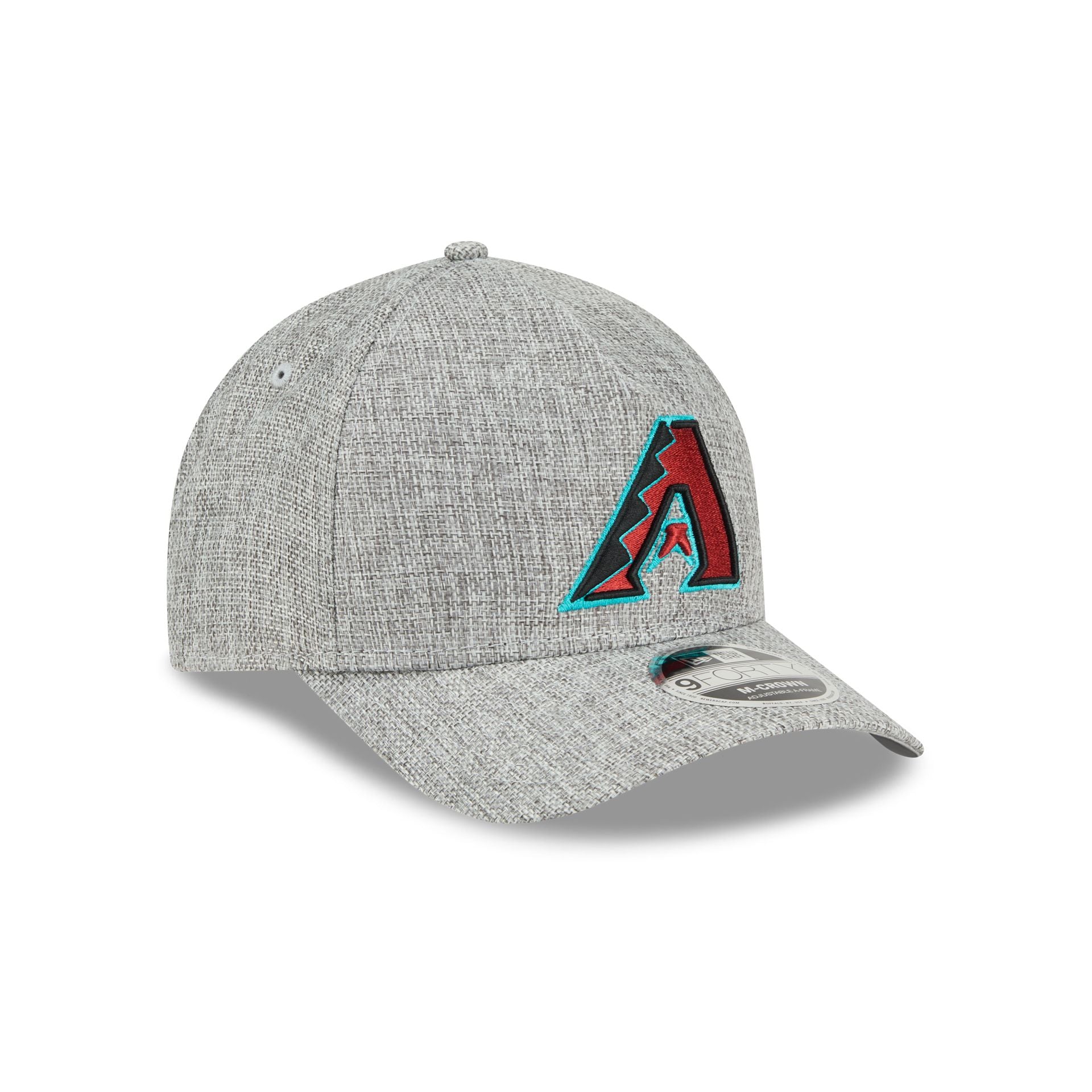 Arizona Diamondbacks Cotton Weave Gray 9FORTY M-Crown A-Frame Snapback Hat - Image 3