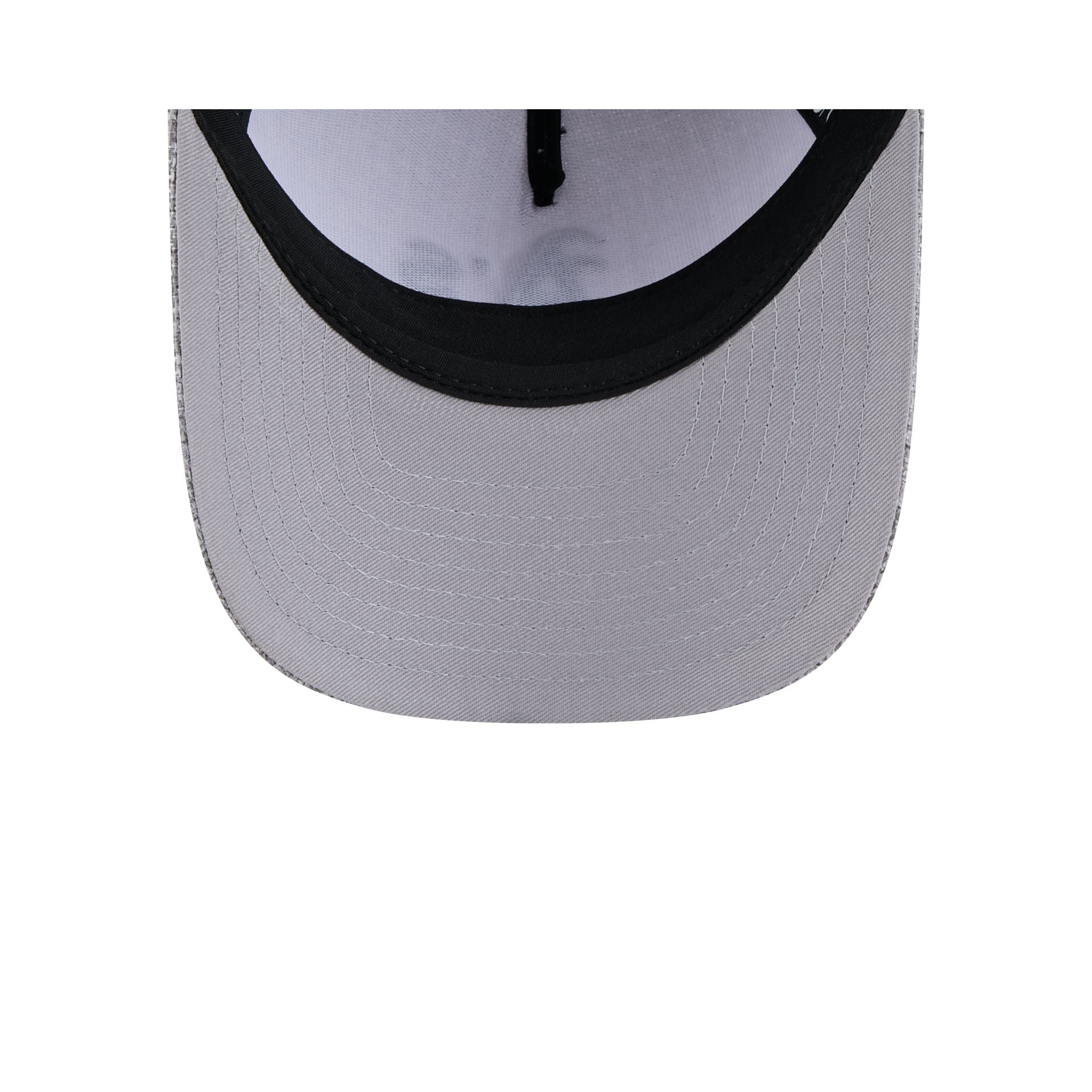 Athletics Cotton Weave Gray 9FORTY M-Crown A-Frame Snapback Hat - Image 7
