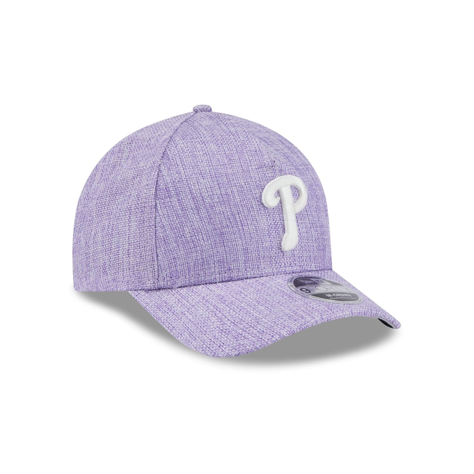 Philadelphia Phillies Cotton Weave Purple 9FORTY M-Crown A-Frame Snapback Hat - Image 3
