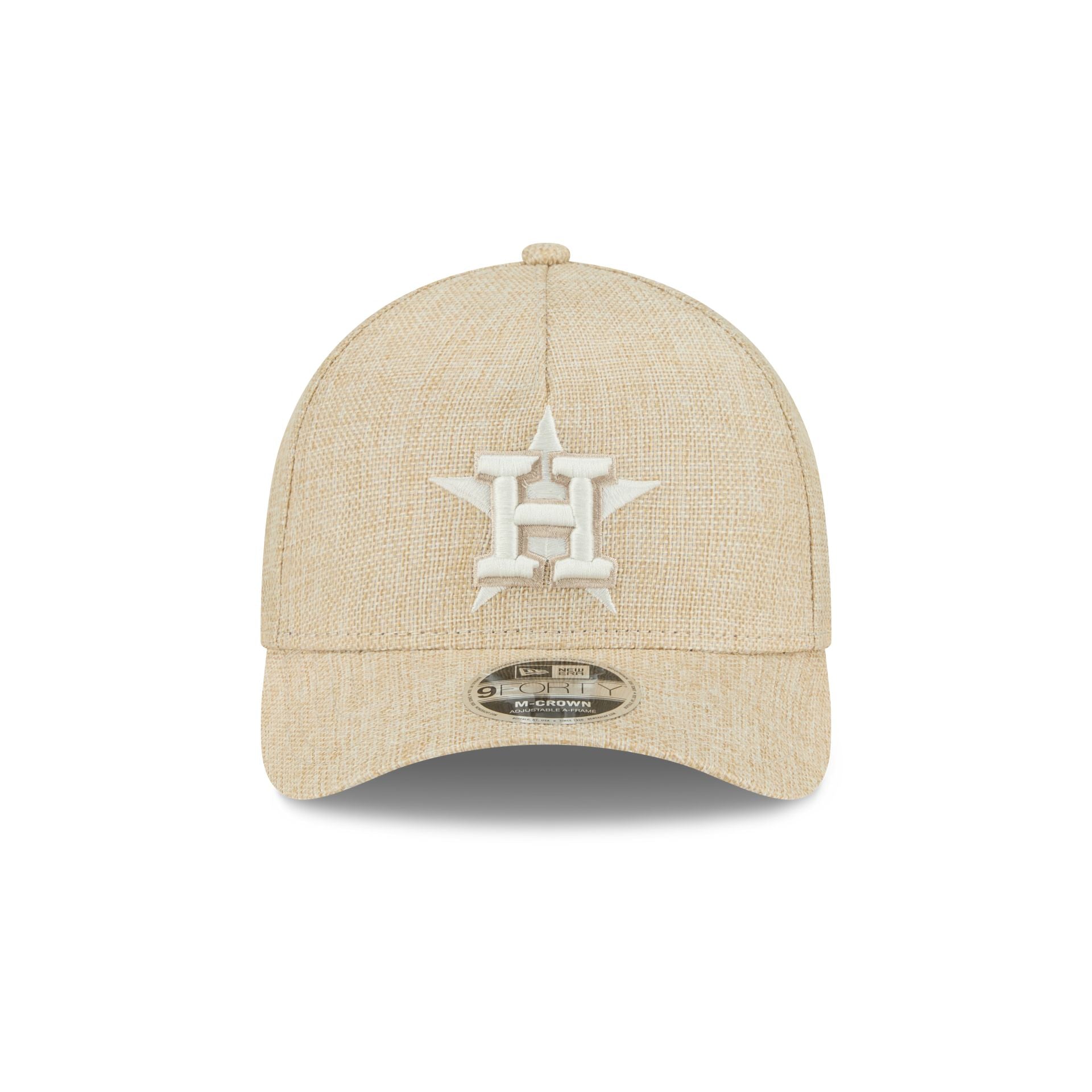 Houston Astros Cotton Weave Stone 9FORTY M-Crown A-Frame Snapback Hat - Image 2