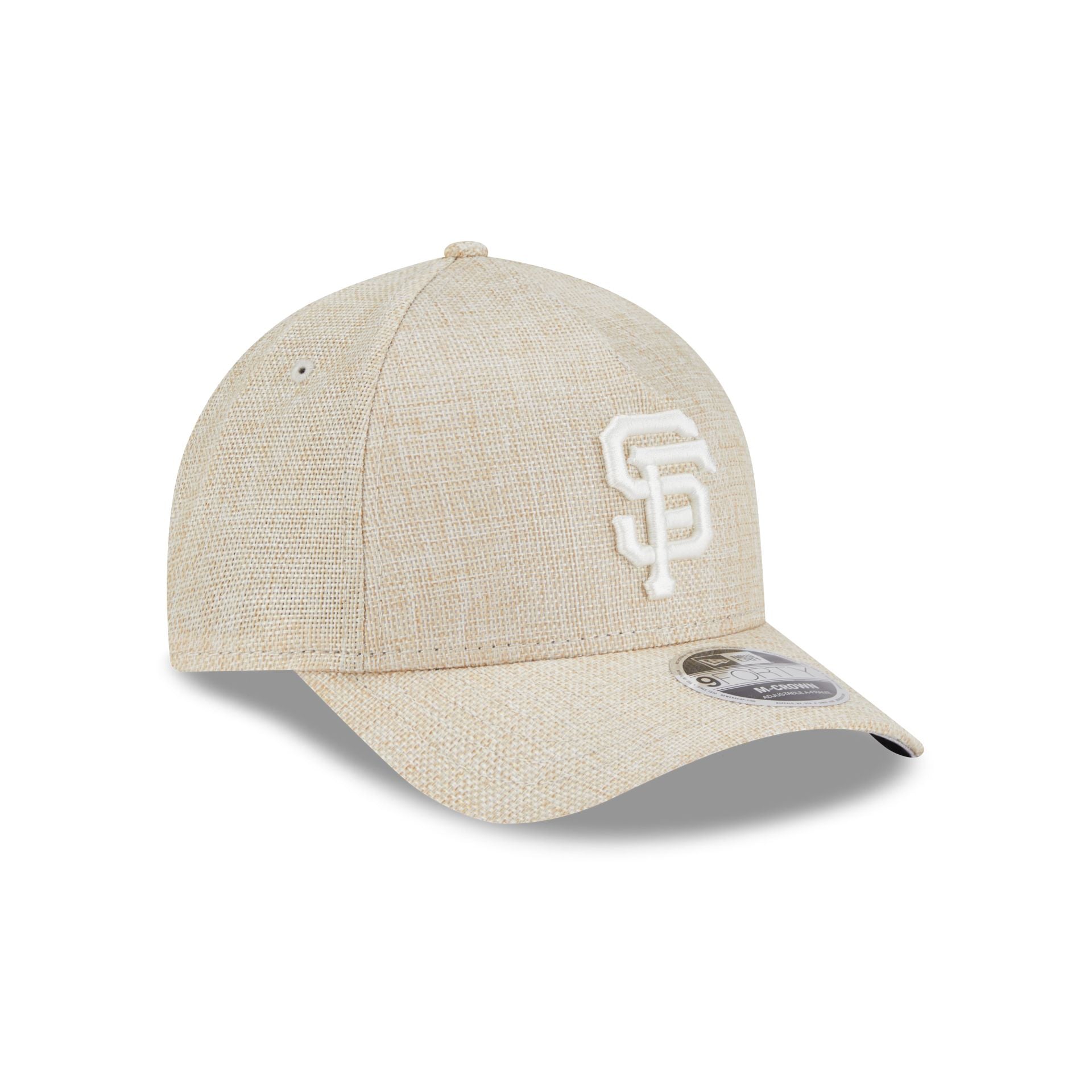 San Francisco Giants Cotton Weave Stone 9FORTY M-Crown A-Frame Snapback Hat - Image 3