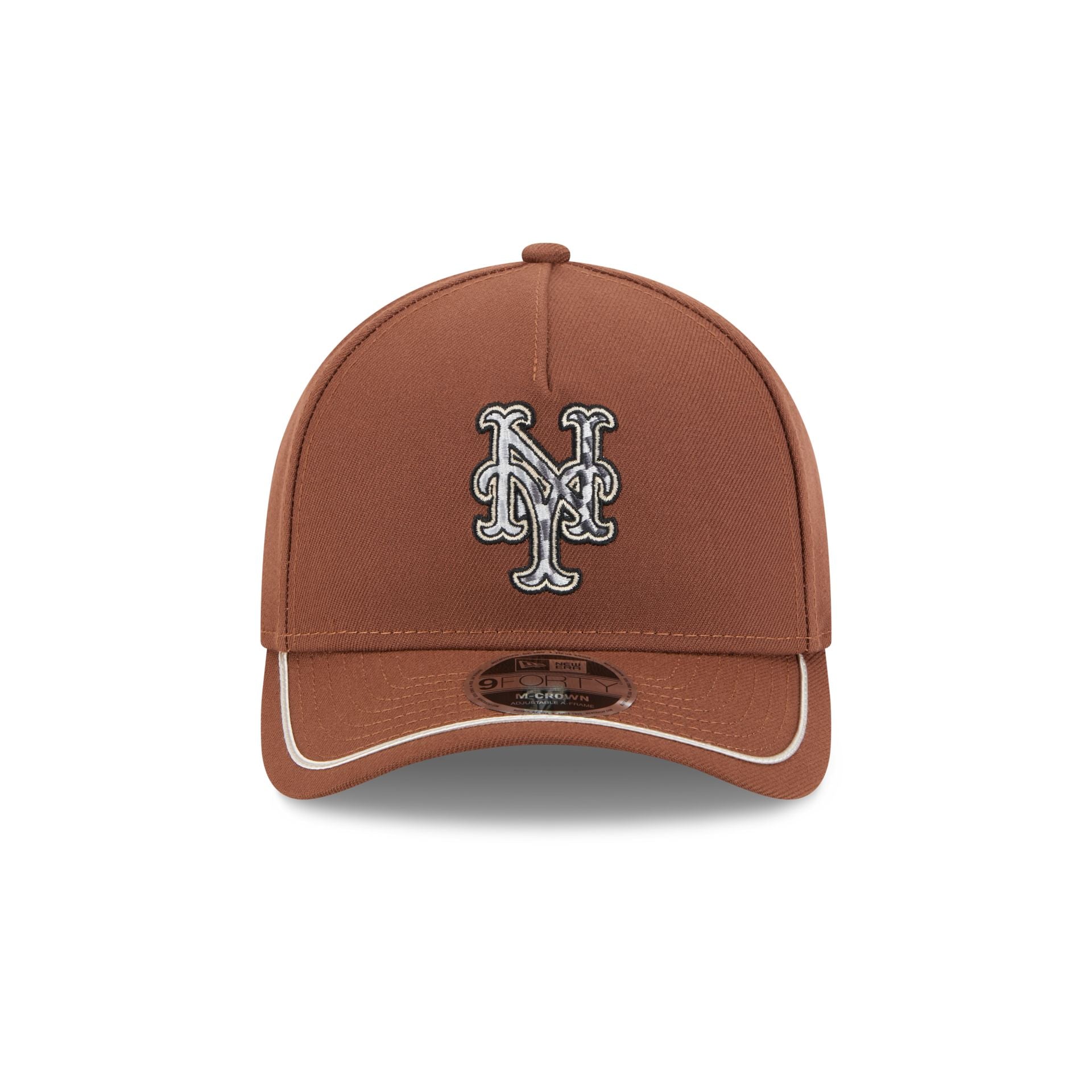 New York Mets Motorsport 9FORTY M-Crown A-Frame Snapback Hat - Image 2
