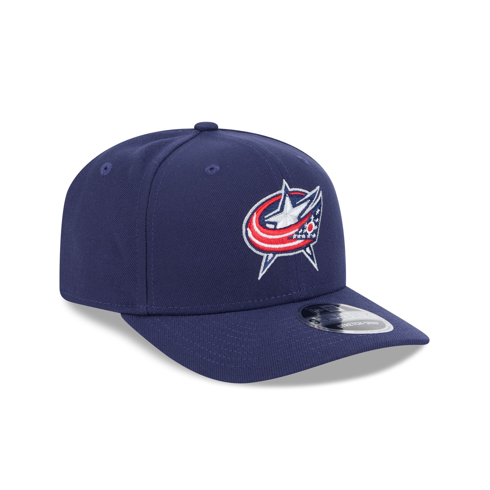 Columbus Blue Jackets 9SEVENTY Stretch-Snap Hat - Image 3