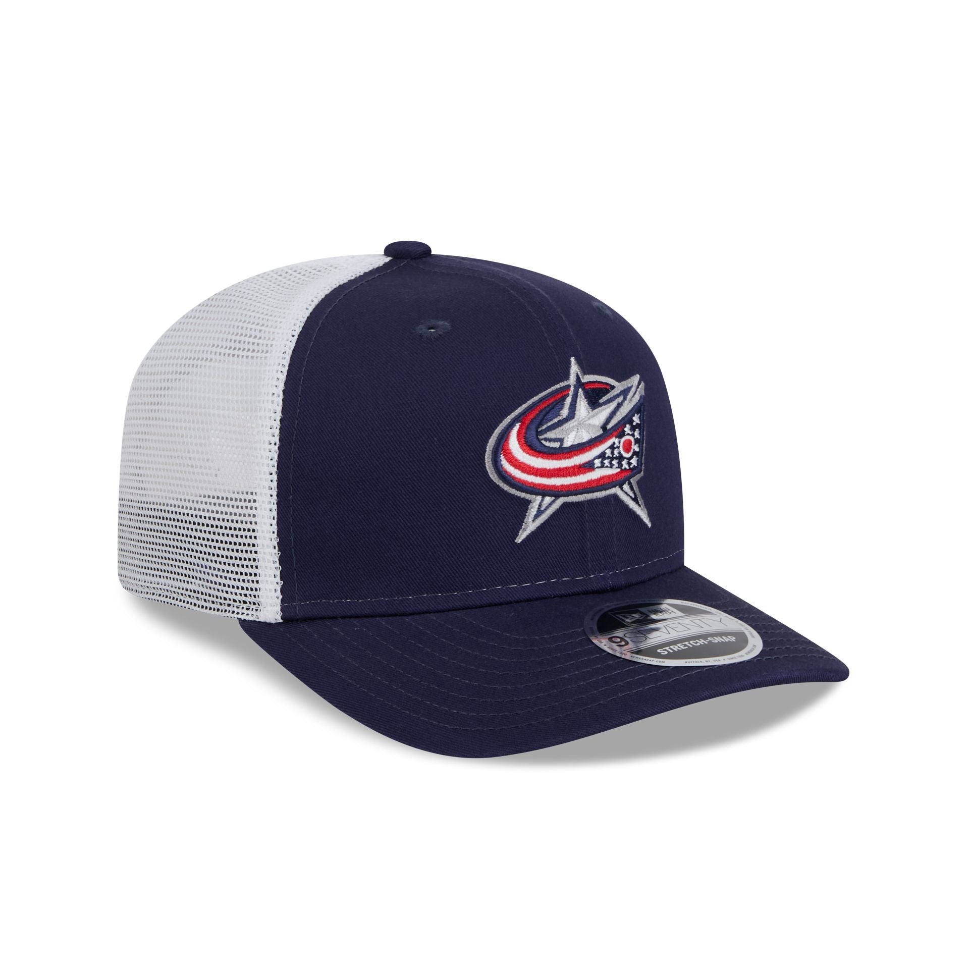 Columbus Blue Jackets Team 9SEVENTY Trucker Hat - Image 3