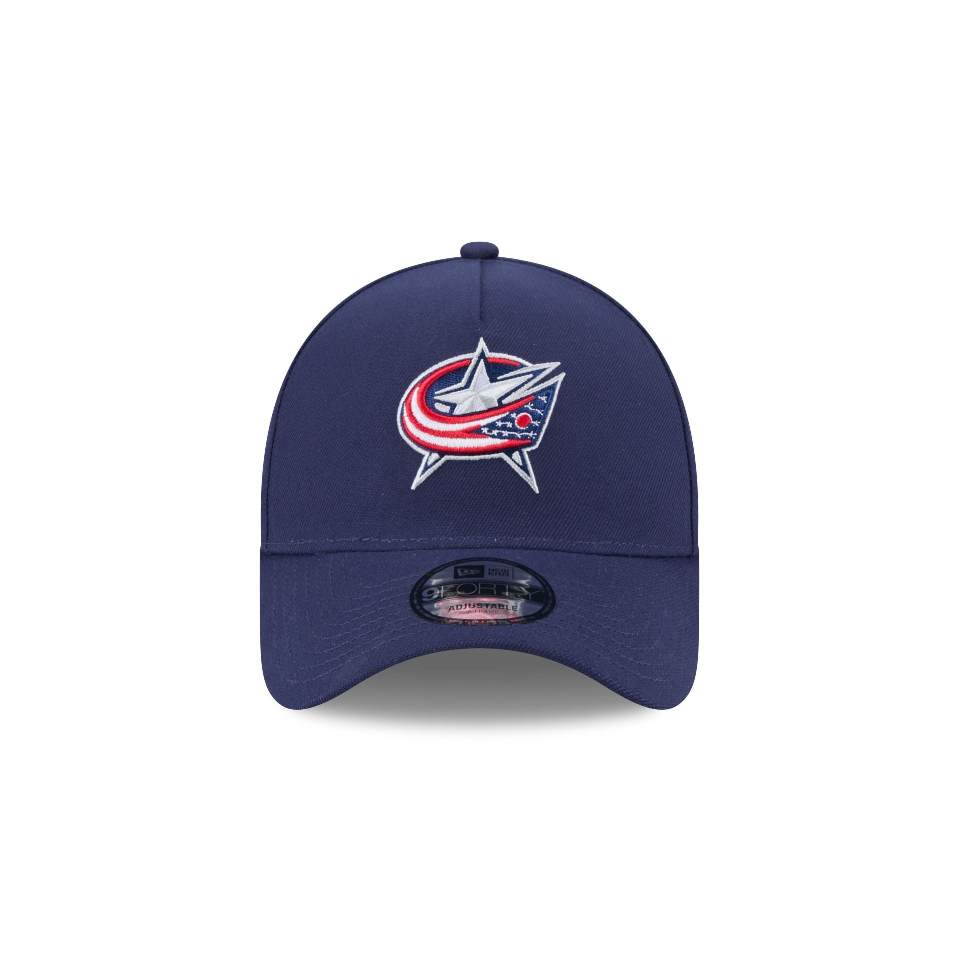 Columbus Blue Jackets Team 9FORTY A-Frame Snapback Hat - Image 2