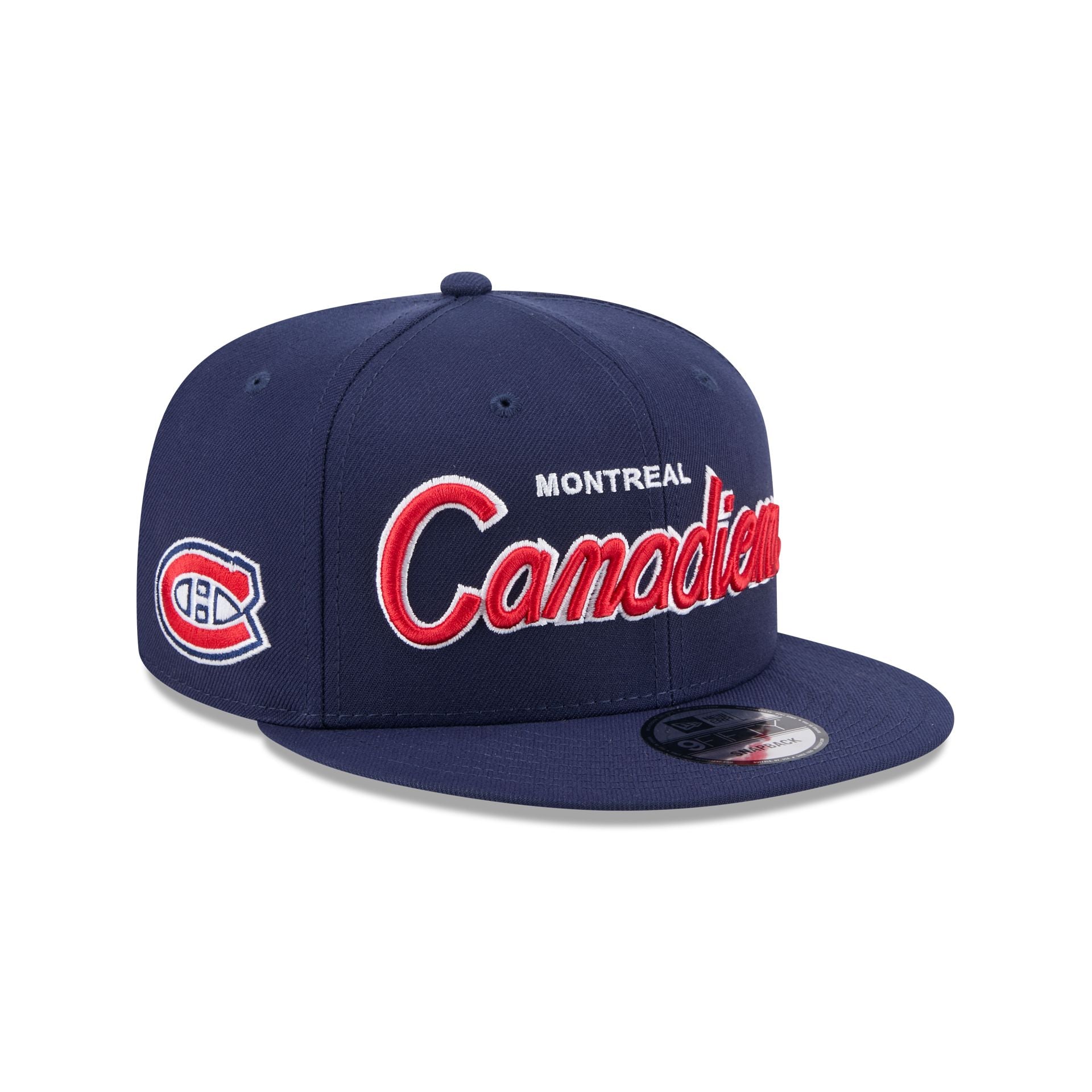 Montreal Canadiens Script 9FIFTY Snapback Hat - Image 3