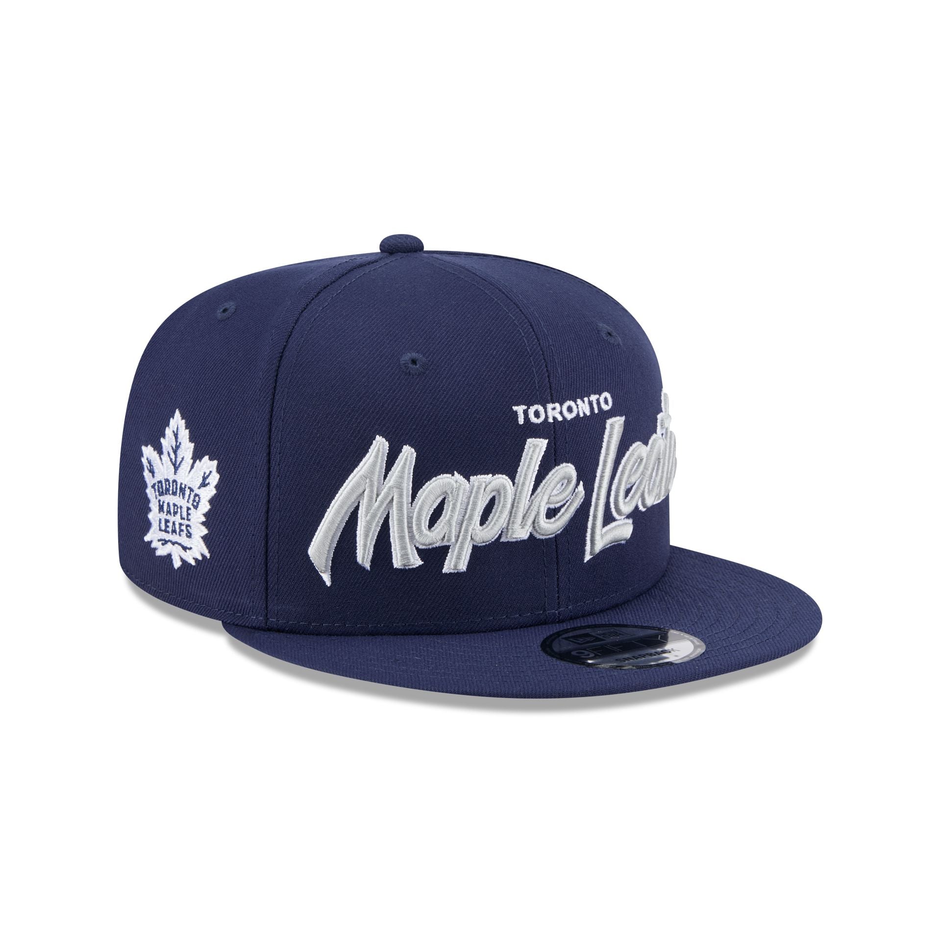 Toronto Maple Leafs Script 9FIFTY Snapback Hat - Image 3