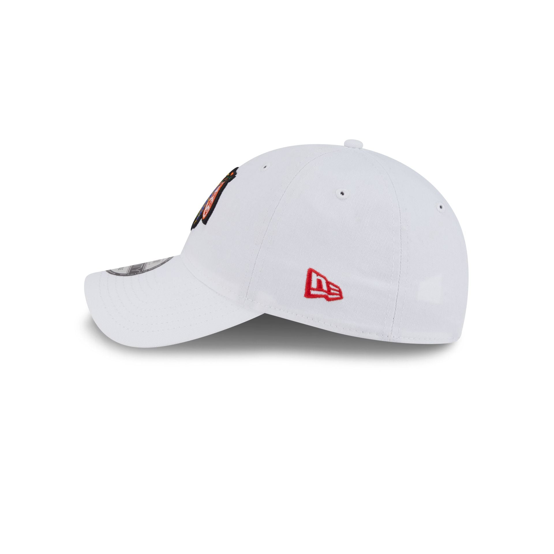 Chicago Blackhawks White 9TWENTY Adjustable Hat - Image 4