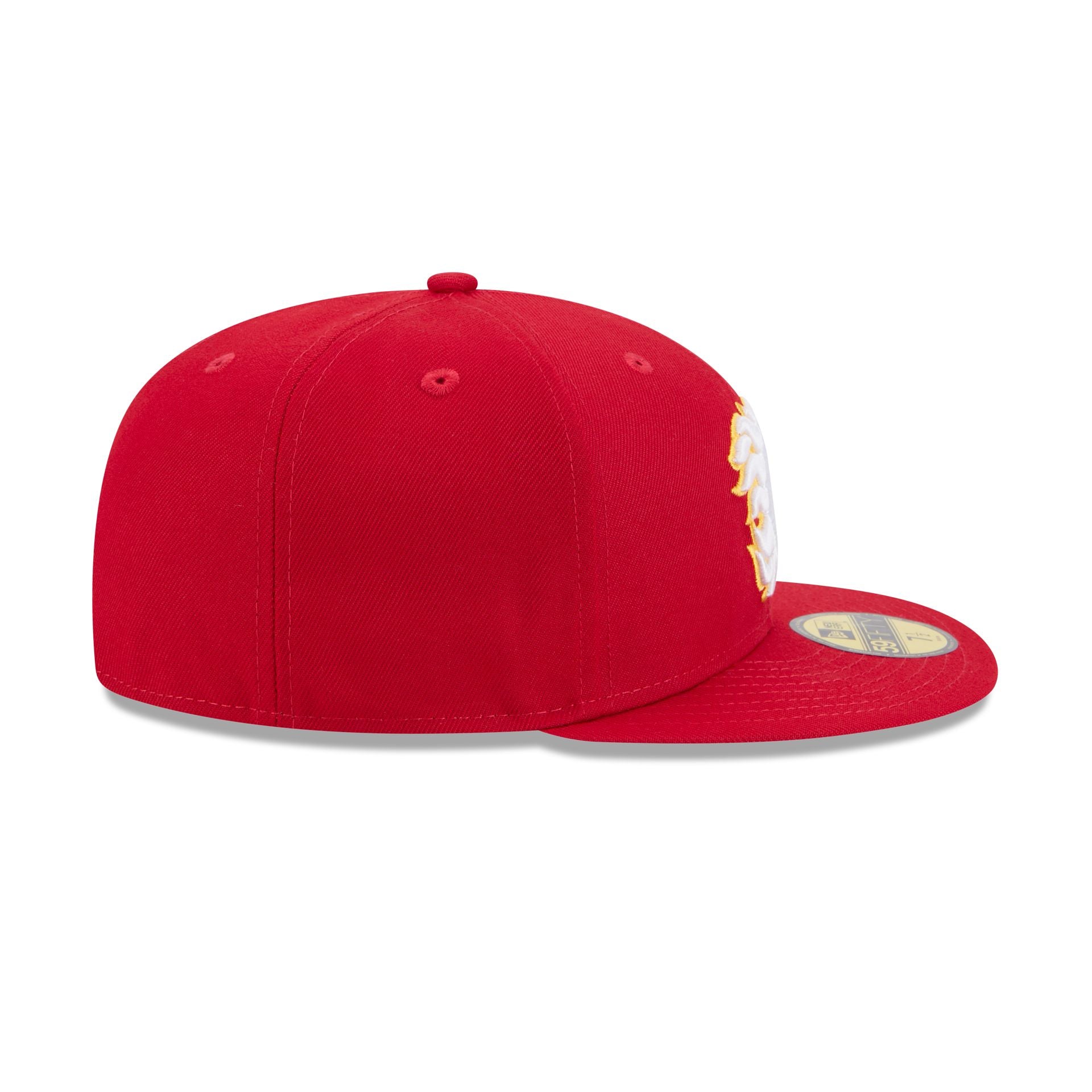 Calgary Flames Rear Wordmark 59FIFTY Fitted Hat - Image 5