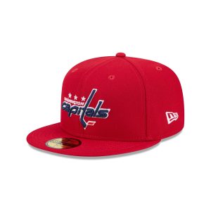 Washington Capitals Rear Wordmark 59FIFTY Fitted Hat