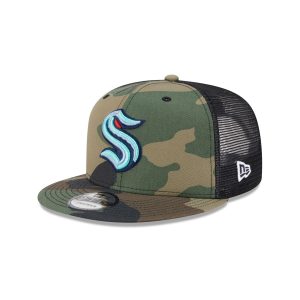 Seattle Kraken Camo 9FIFTY Trucker Hat