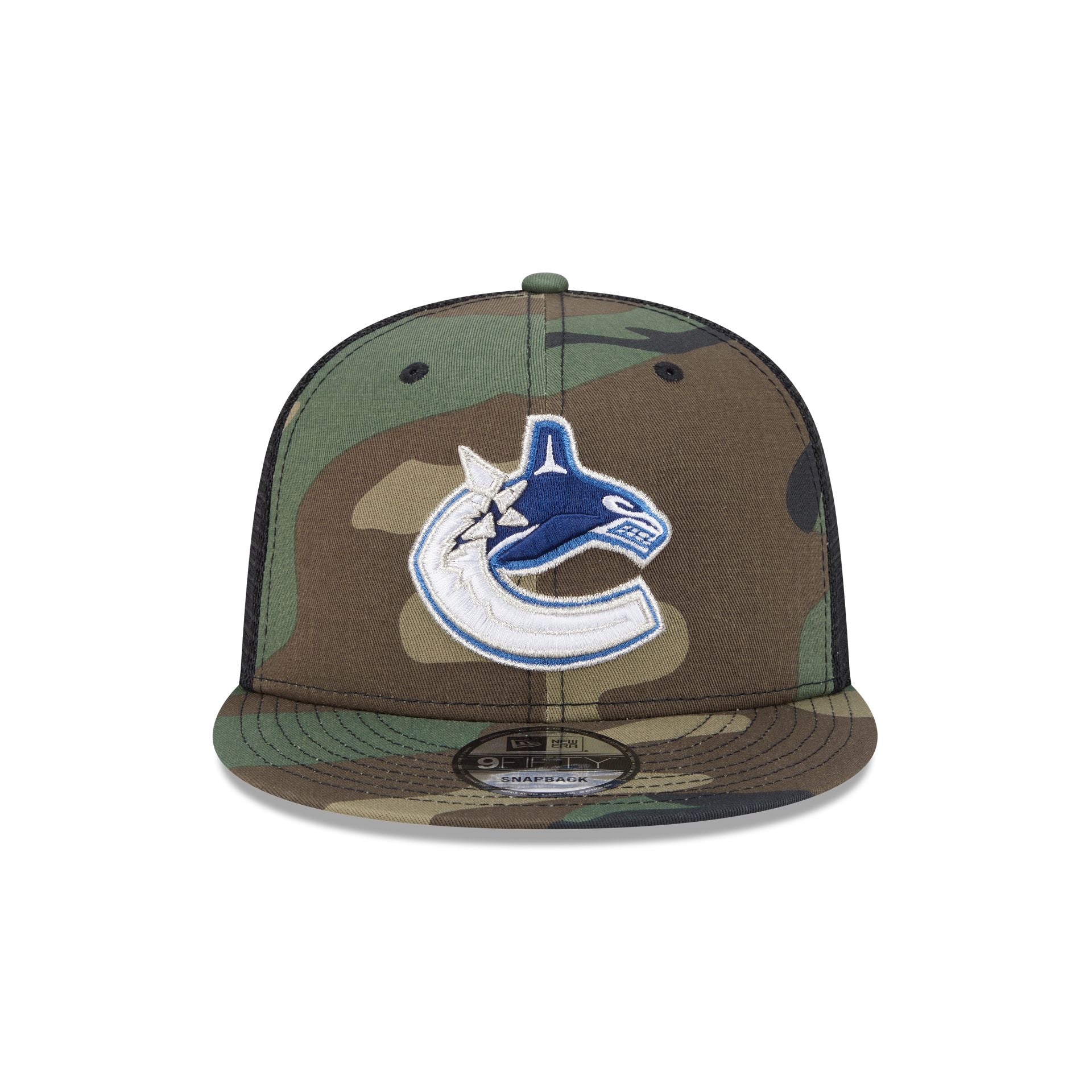 Vancouver Canucks Camo 9FIFTY Trucker Hat - Image 2