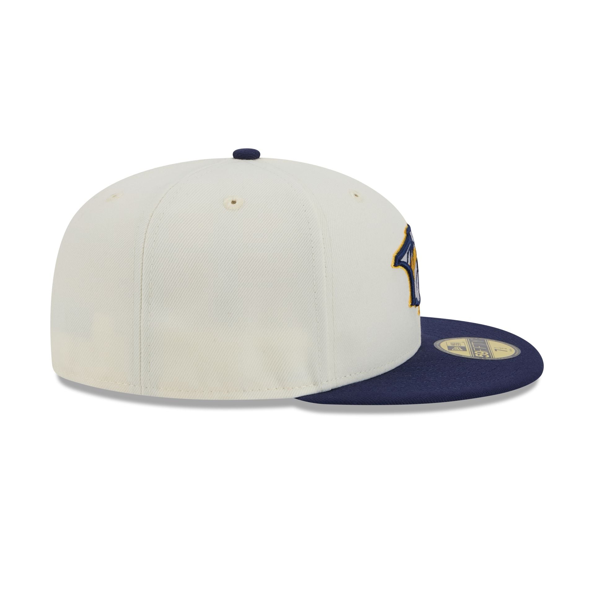 Nashville Predators Chrome White 59FIFTY Fitted Hat - Image 5
